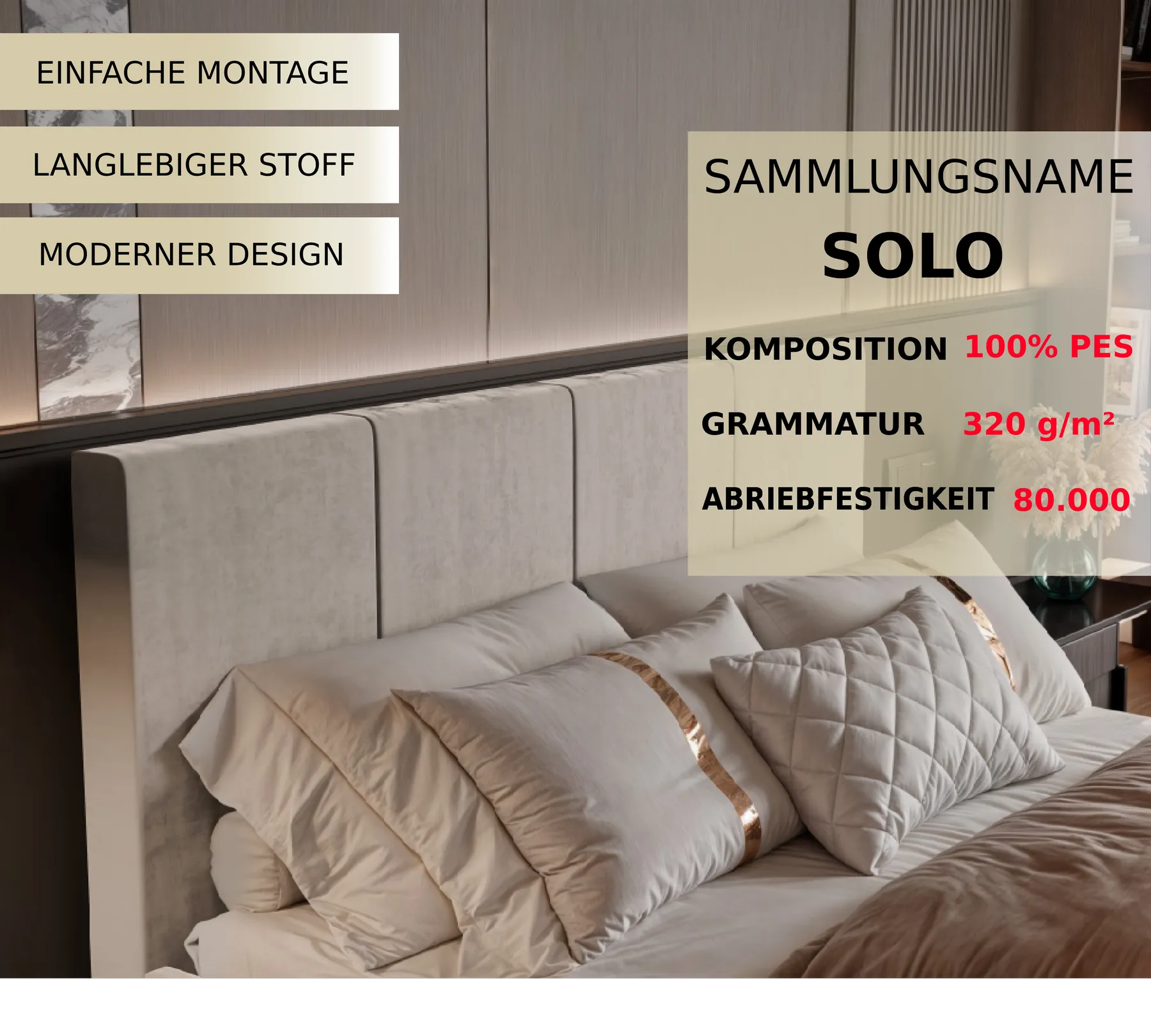 Polsterbett Killy 140/160/180x200cm mit Bettkasten und Lattenrost