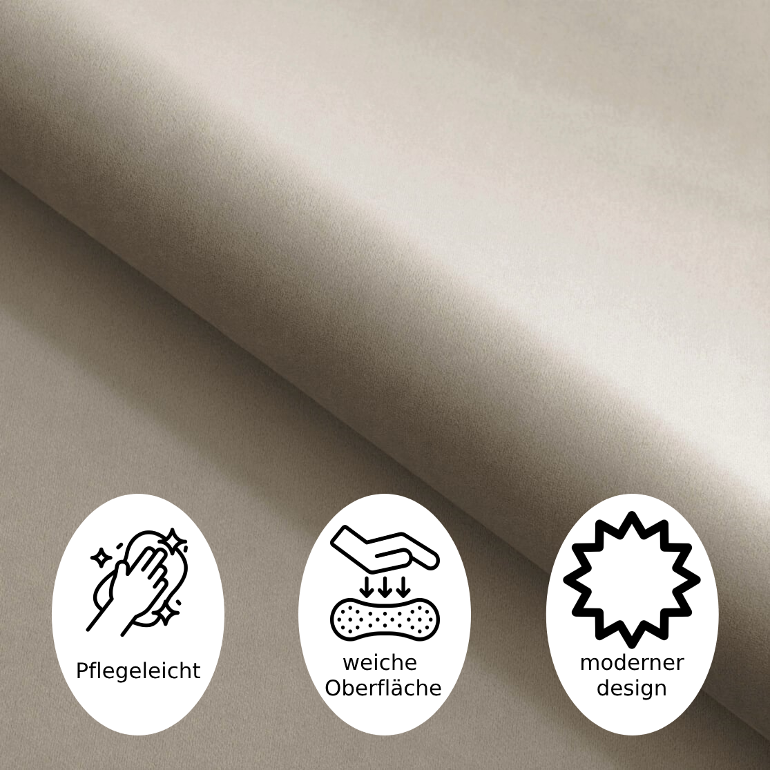 Polsterbett Lora 140/160/180x200cm mit Bettkasten und Lattenrost