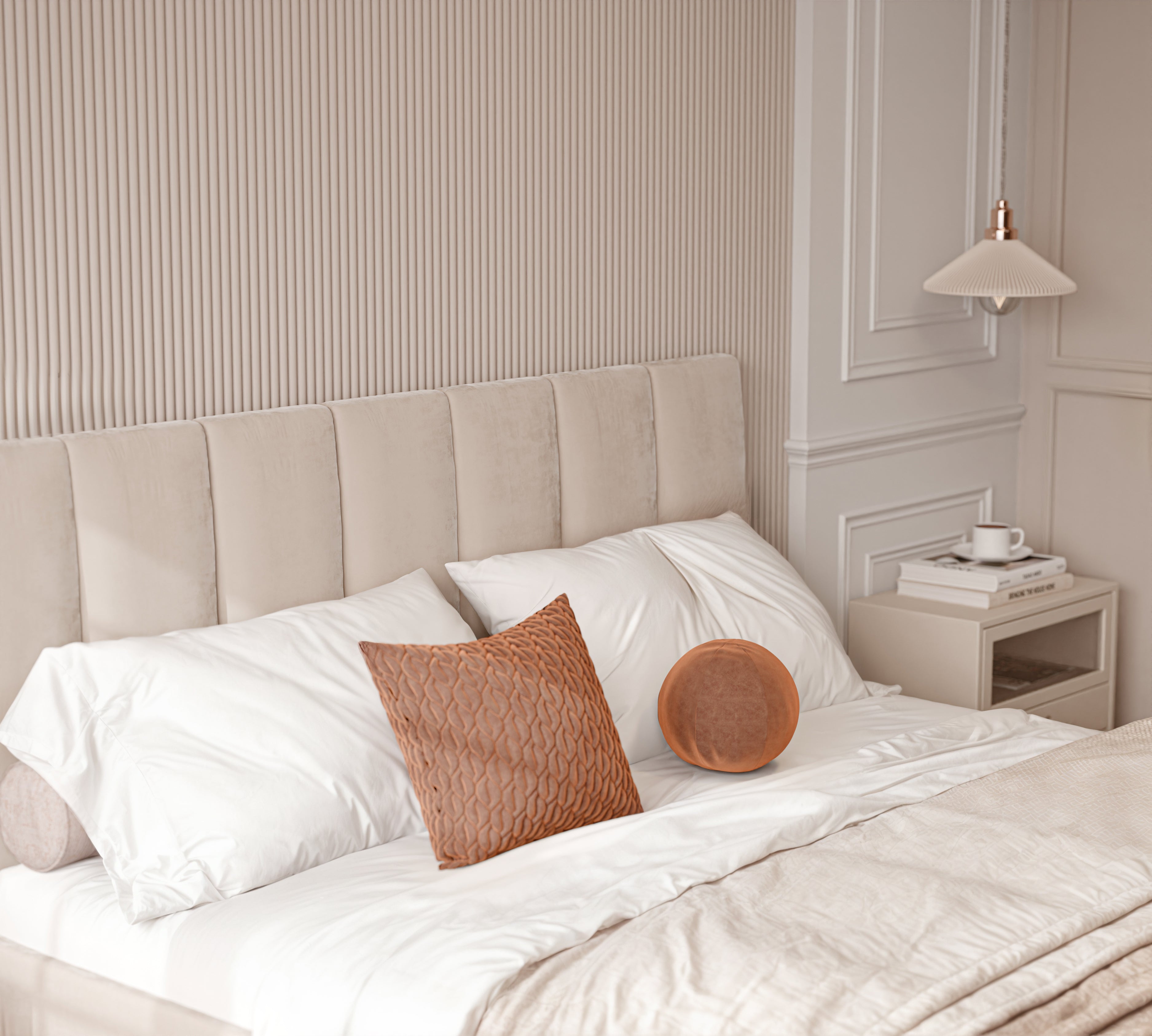 Polsterbett Lora 140/160/180x200cm mit Bettkasten und Lattenrost