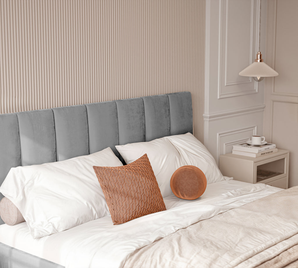 Polsterbett Lora 140/160/180x200cm mit Bettkasten und Lattenrost