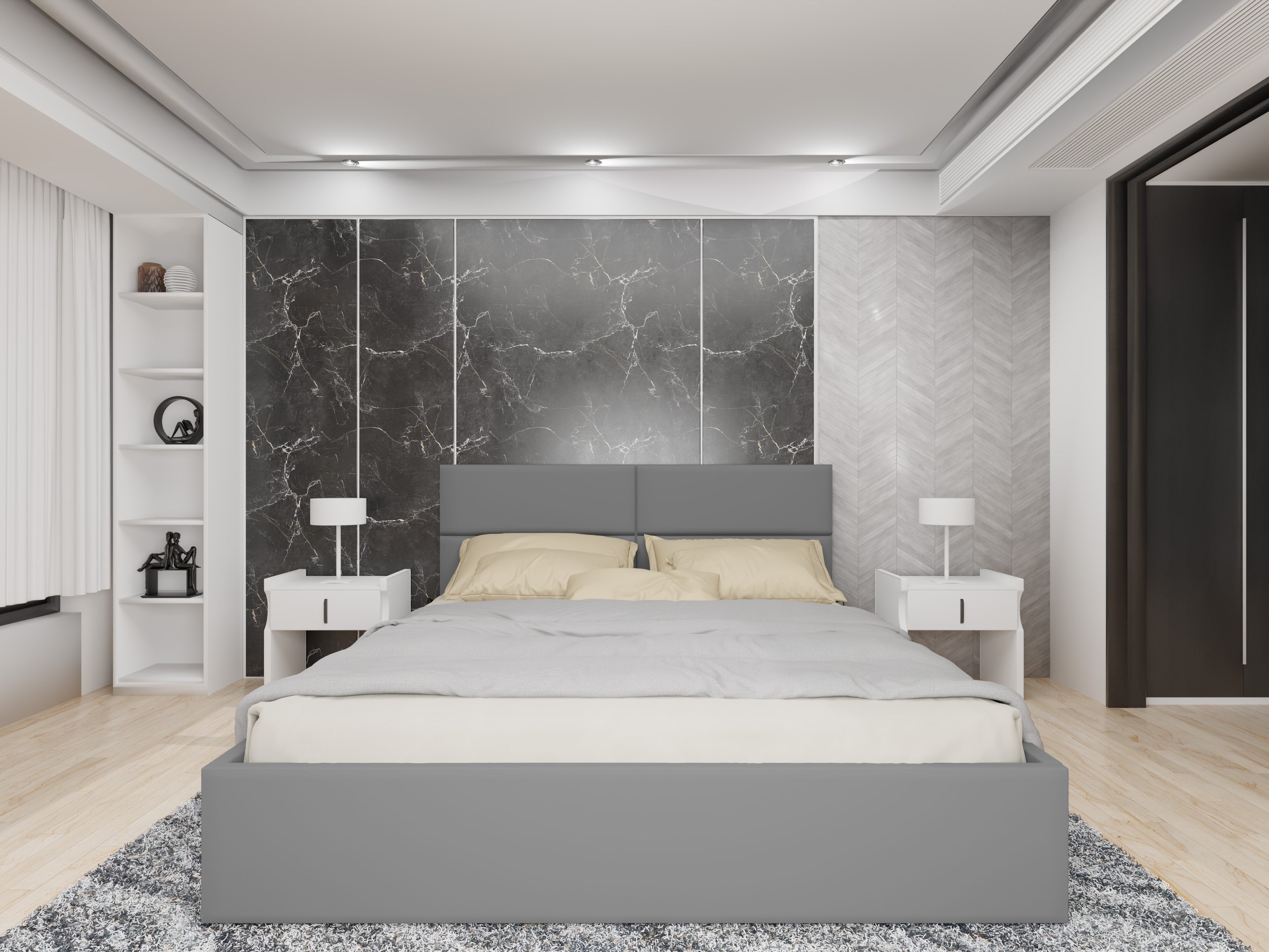 Polsterbett Maka 140/160/180x200 cm mit Bettkasten und Lattenrost