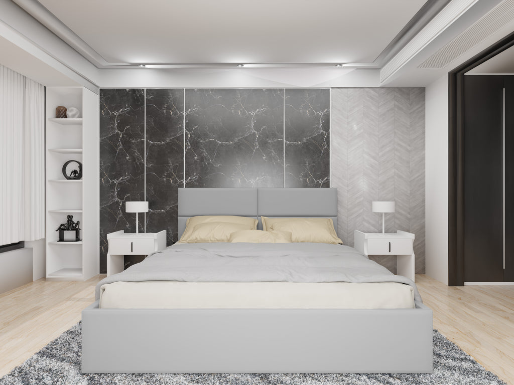 Polsterbett Maka 140/160/180x200 cm mit Bettkasten und Lattenrost