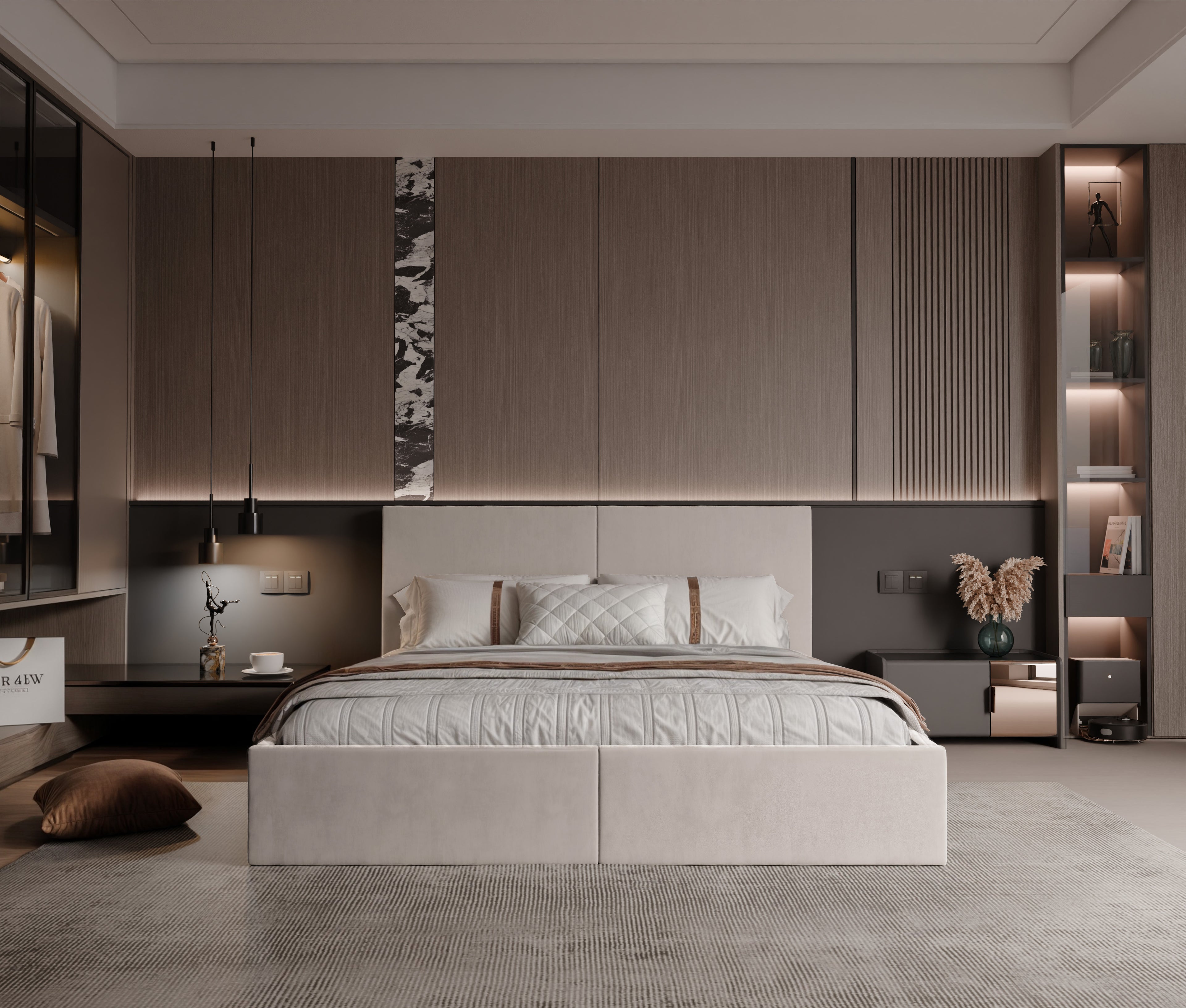 Polsterbett Mimi 140/160/180x200cm mit Bettkasten und Lattenrost