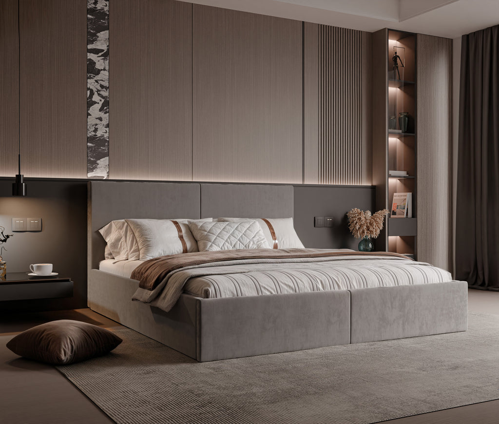 Polsterbett Mimi 140/160/180x200cm mit Bettkasten und Lattenrost