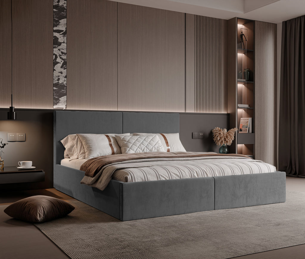 Polsterbett Mimi 140/160/180x200cm mit Bettkasten und Lattenrost