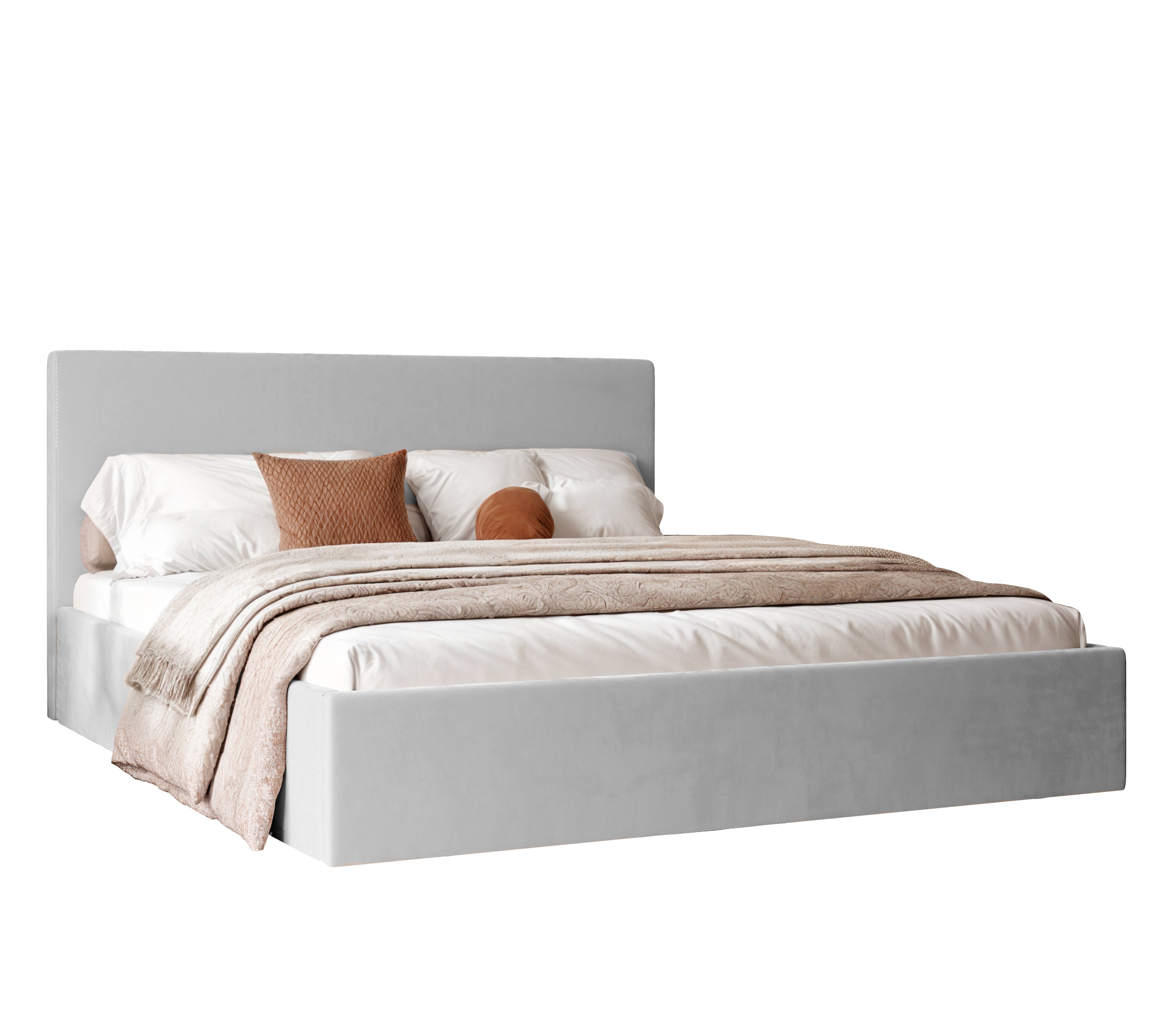Polsterbett Riki 140/160/180x200cm mit Bettkasten und Lattenrost