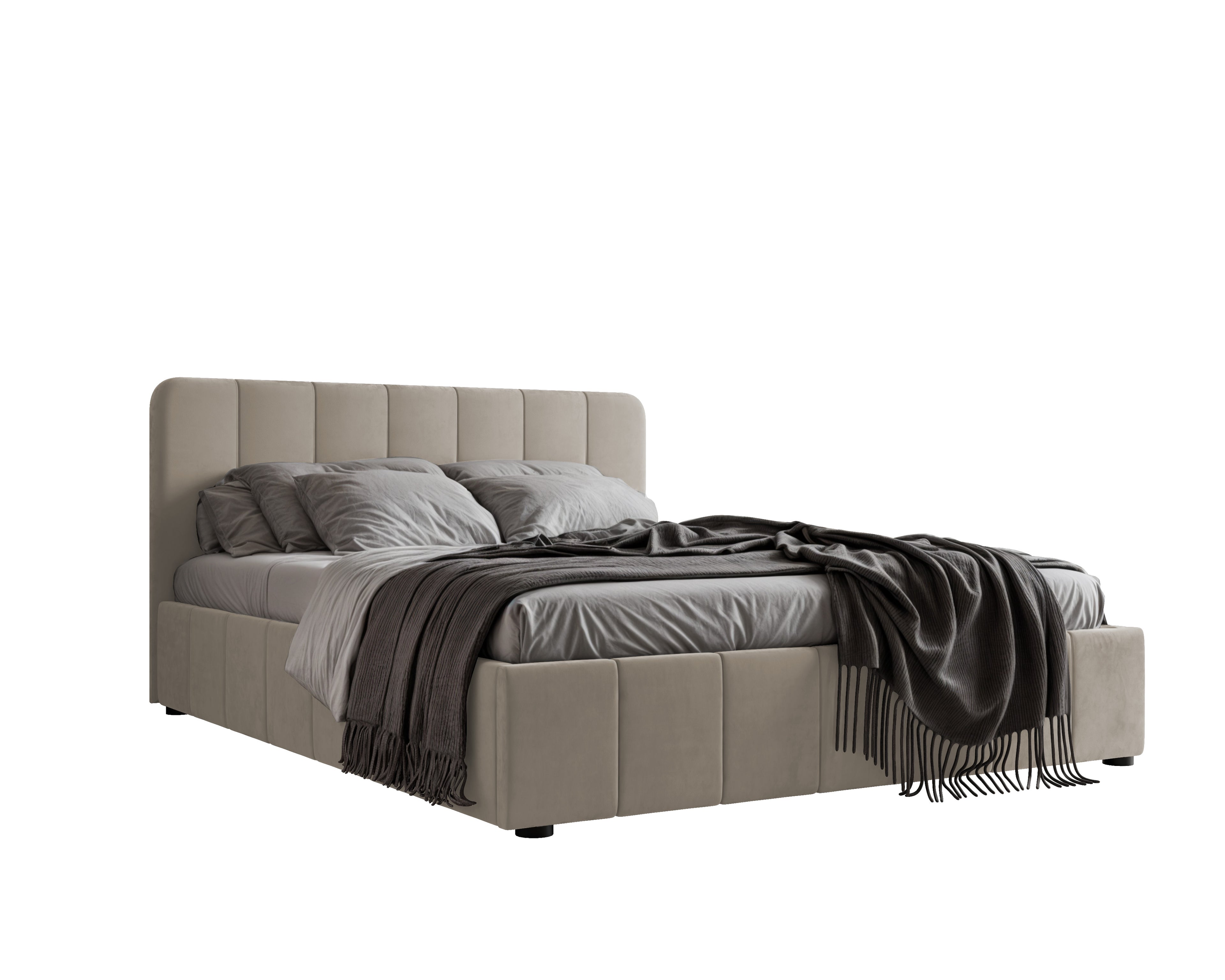 Polsterbett Star 140/160/180x200cm mit Bettkasten und Lattenrost