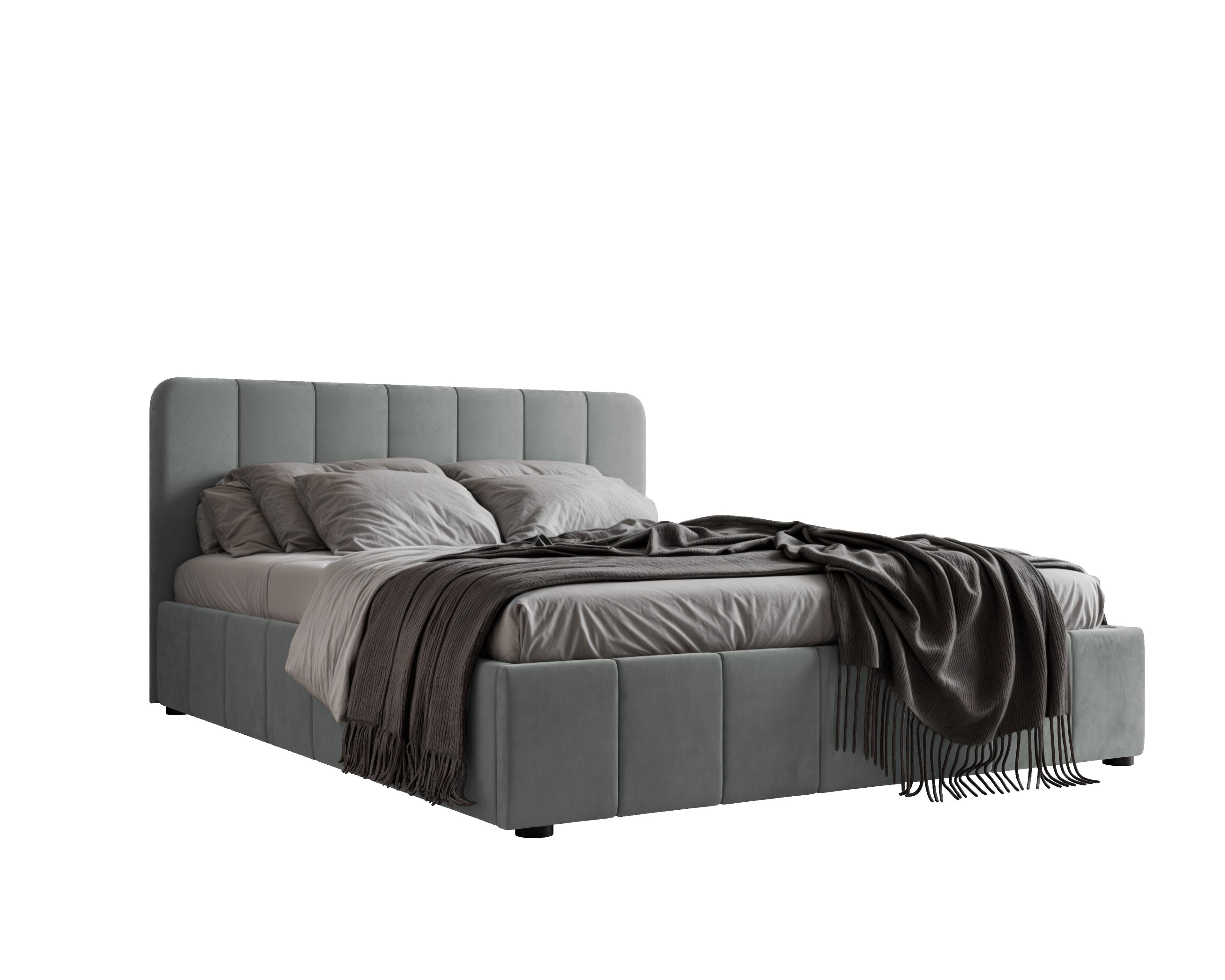 Polsterbett Star 140/160/180x200cm mit Bettkasten und Lattenrost