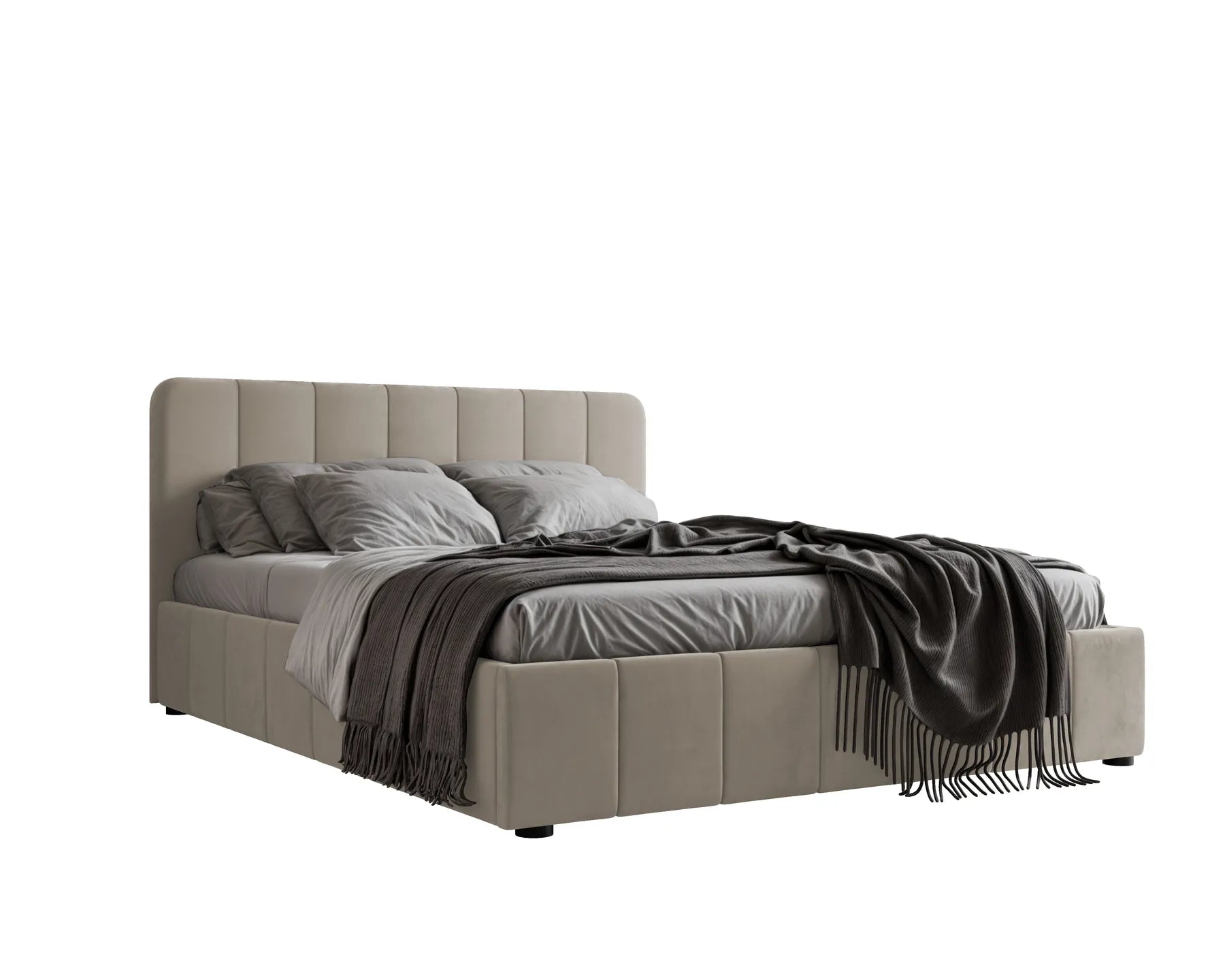 Polsterbett Star 140/160/180x200cm mit Bettkasten und Lattenrost
