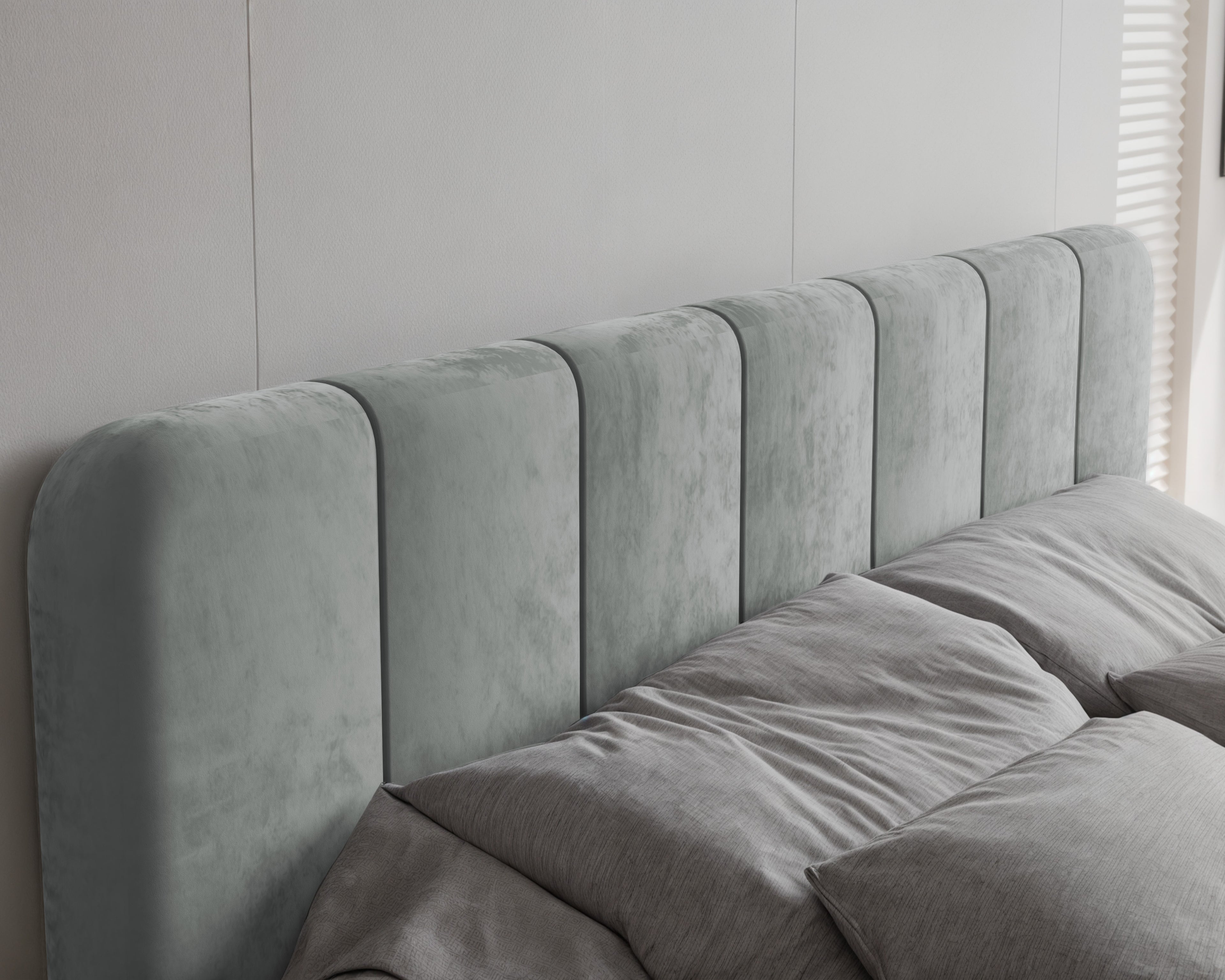 Polsterbett Star 140/160/180x200cm mit Bettkasten und Lattenrost