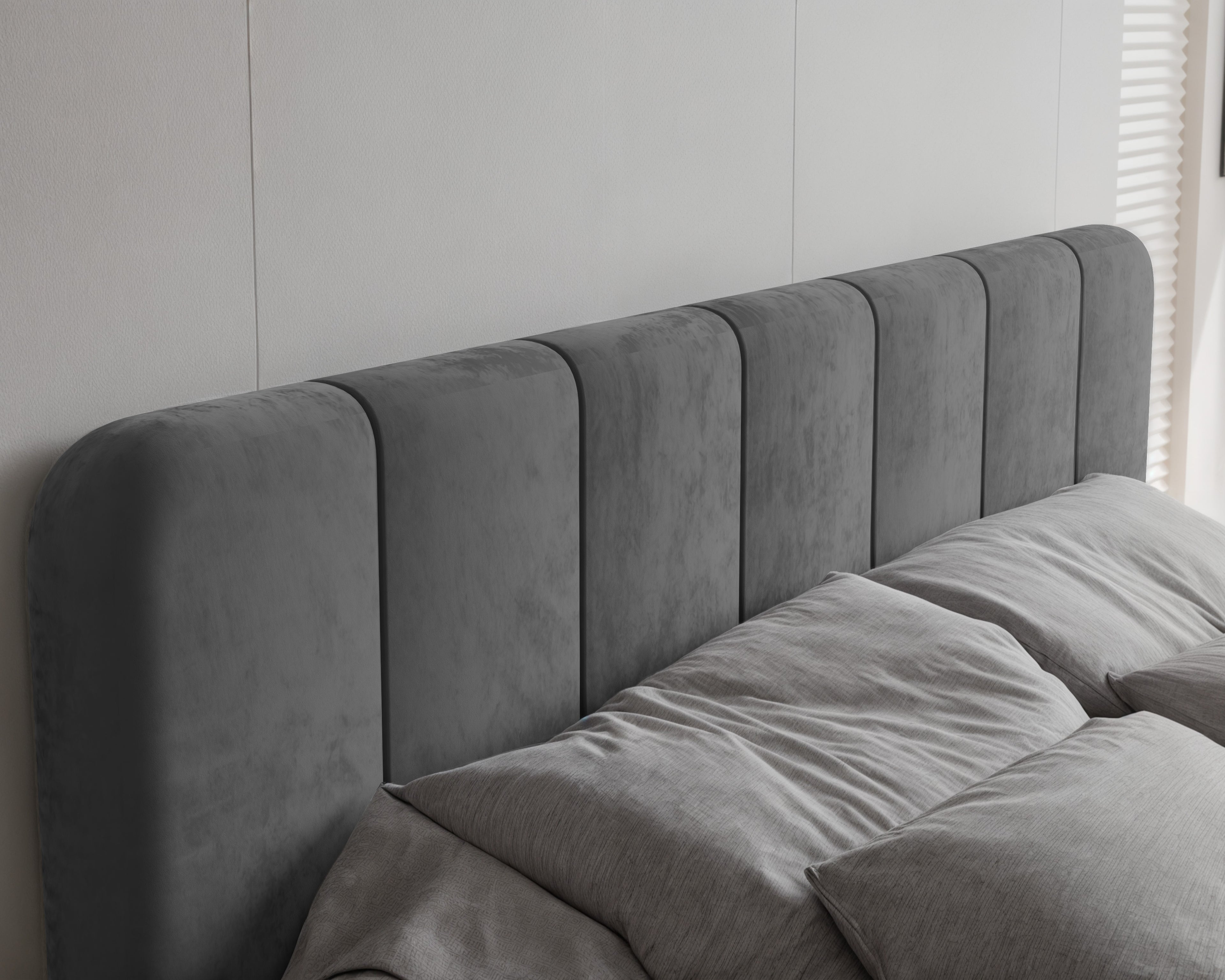 Polsterbett Star 140/160/180x200cm mit Bettkasten und Lattenrost