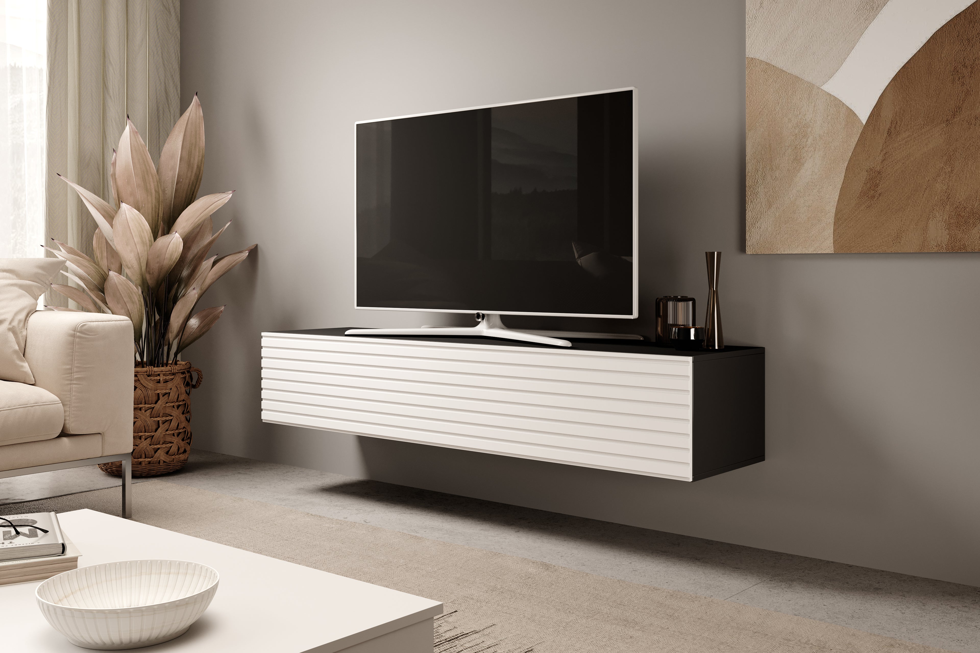 TV-Schrank Felix 160 cm Lamellen