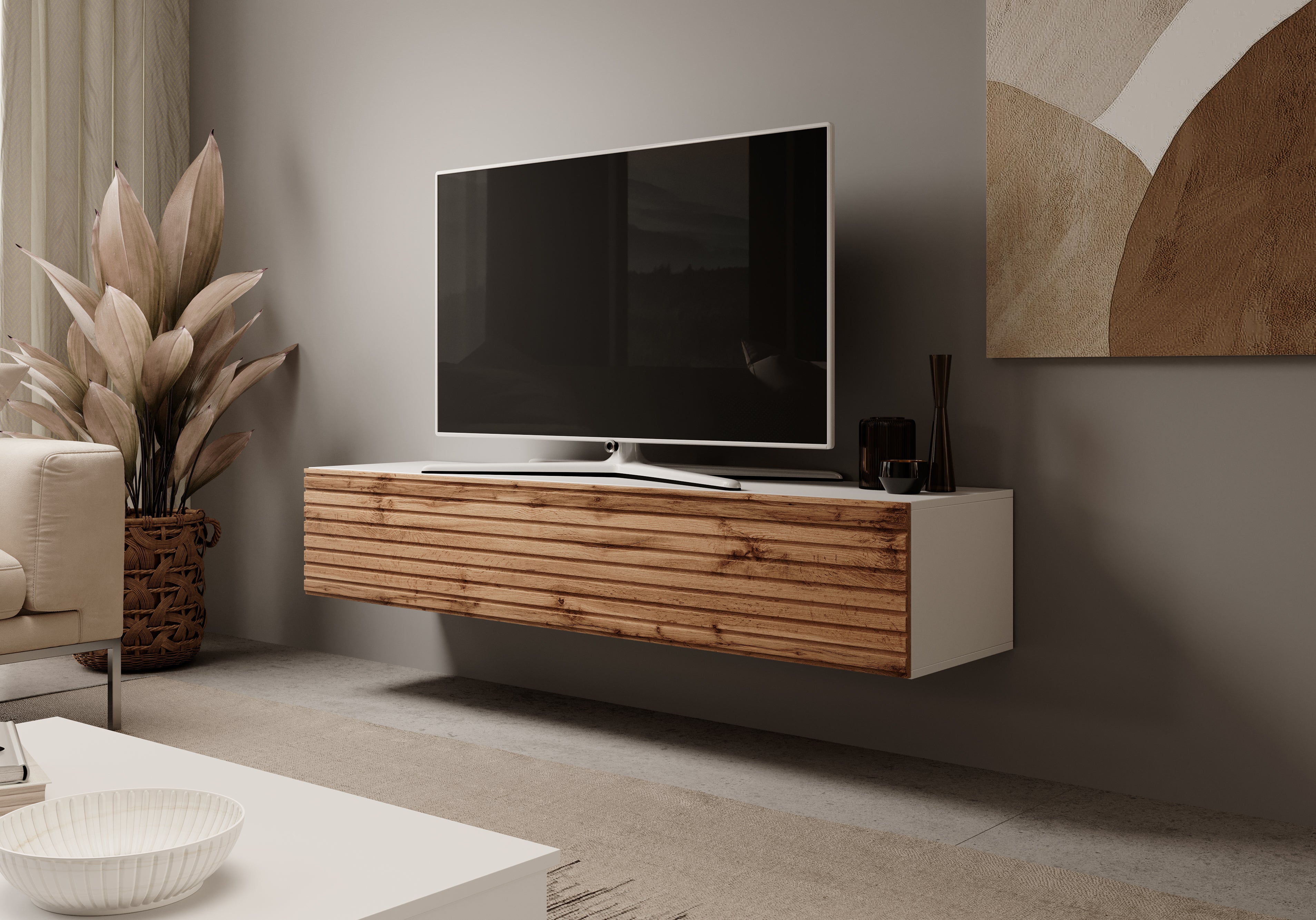 TV-Schrank Felix 160 cm Lamellen