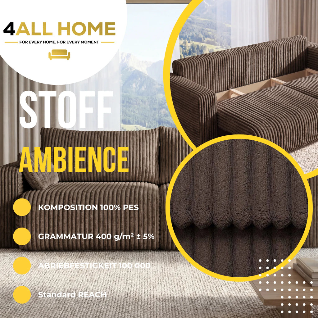 Sofa mit Schlaffunktion Kola Ambience