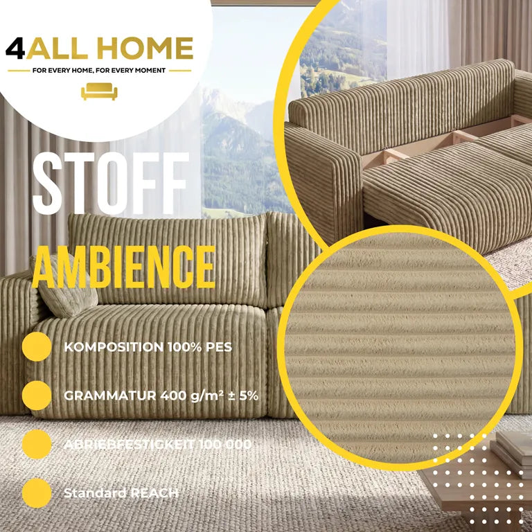 Sofa mit Schlaffunktion Kola Ambience