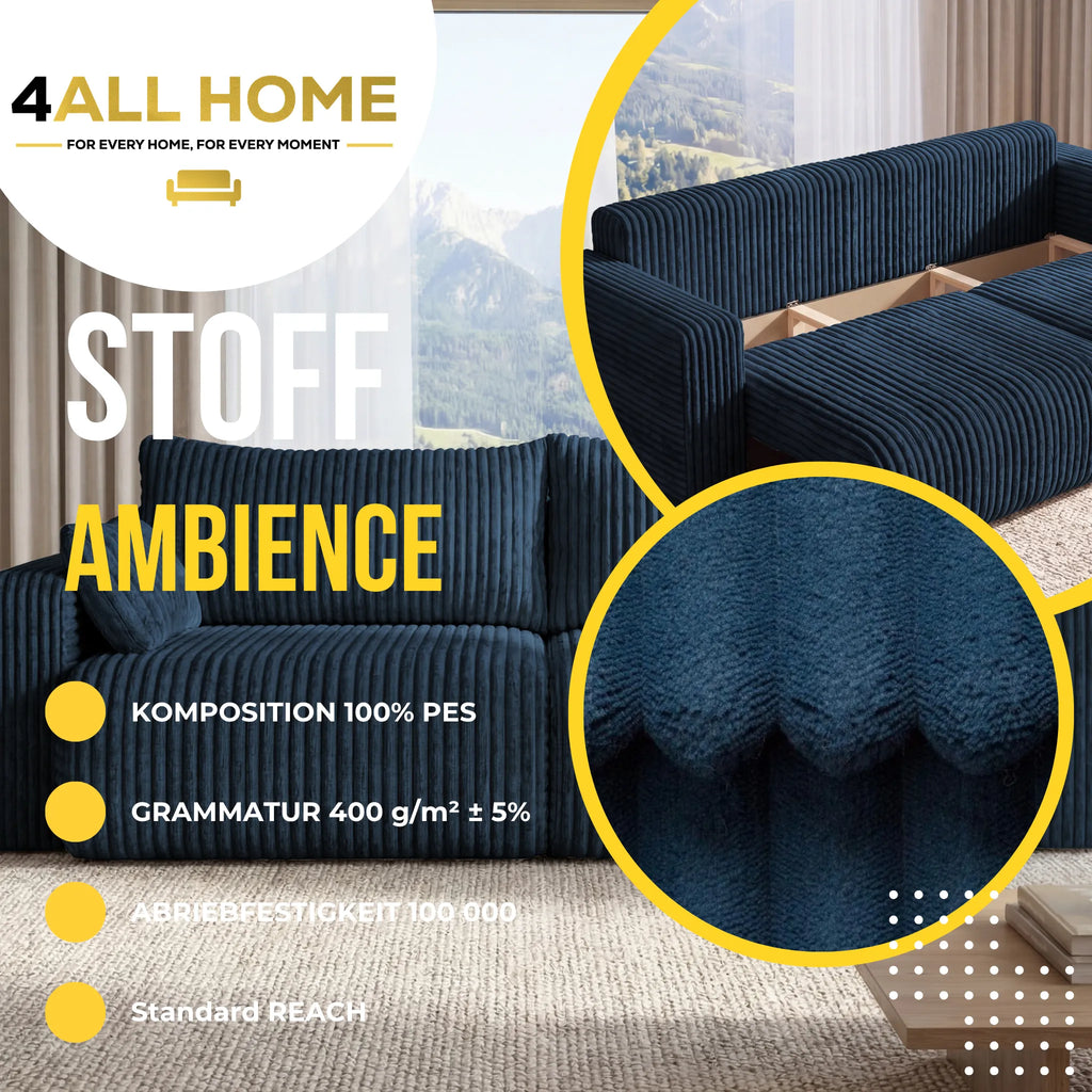 Sofa mit Schlaffunktion Kola Ambience