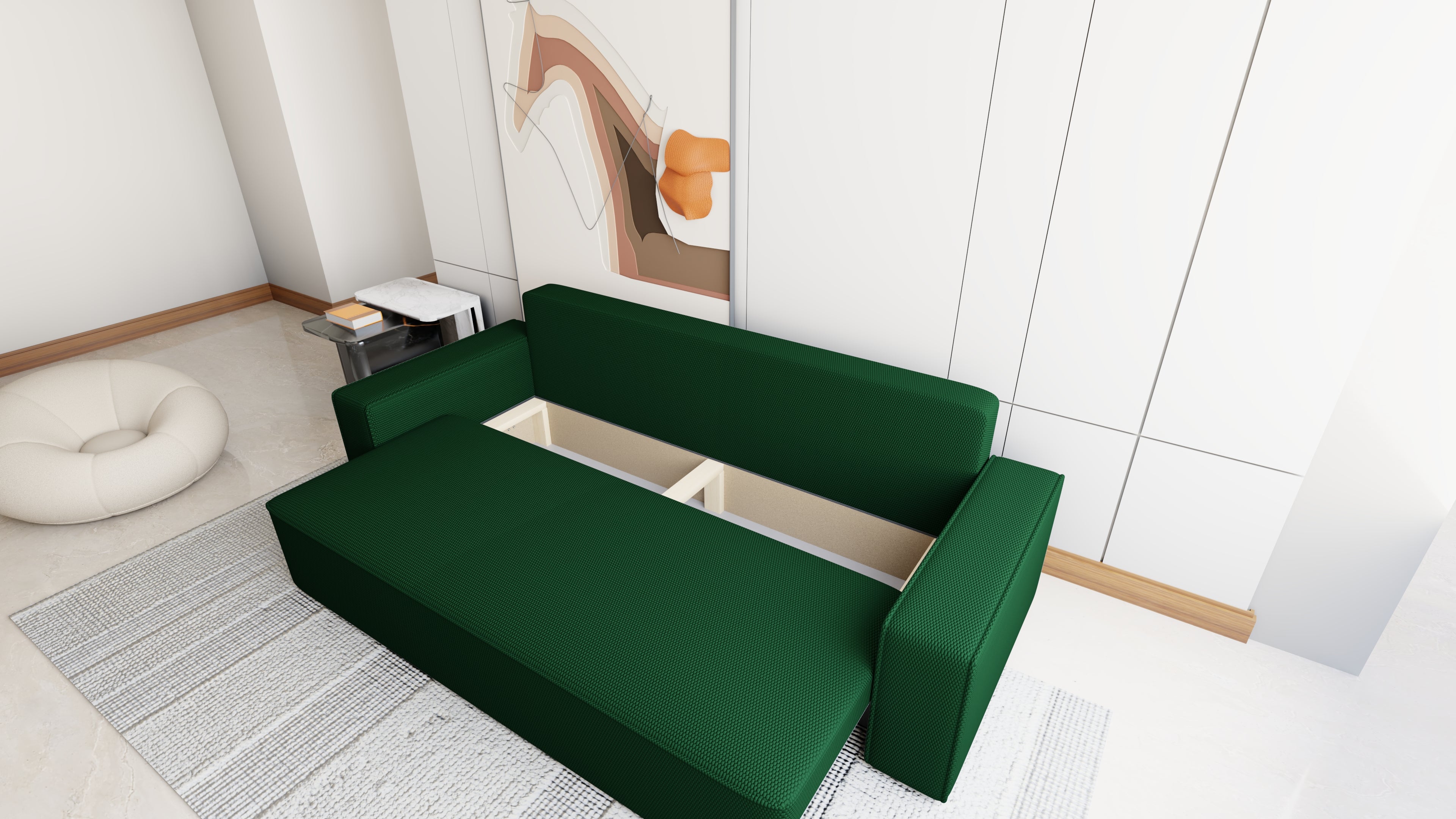 Sofa mit Schlaffunktion Veno Cord Onega