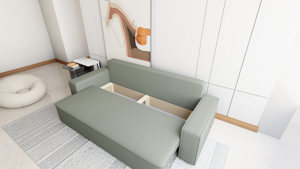 Sofa mit Schlaffunktion Veno Cord Onega