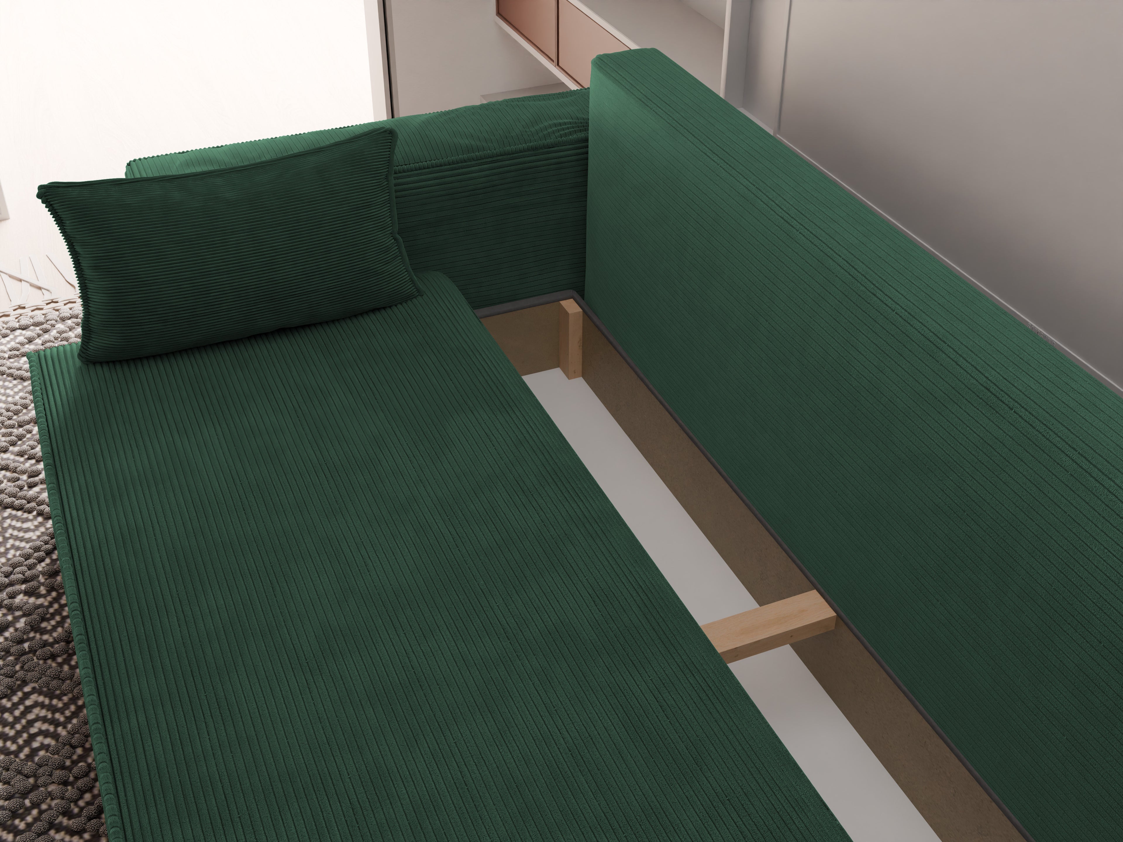 Sofa mit Schlaffunktion Veno Cord Poso