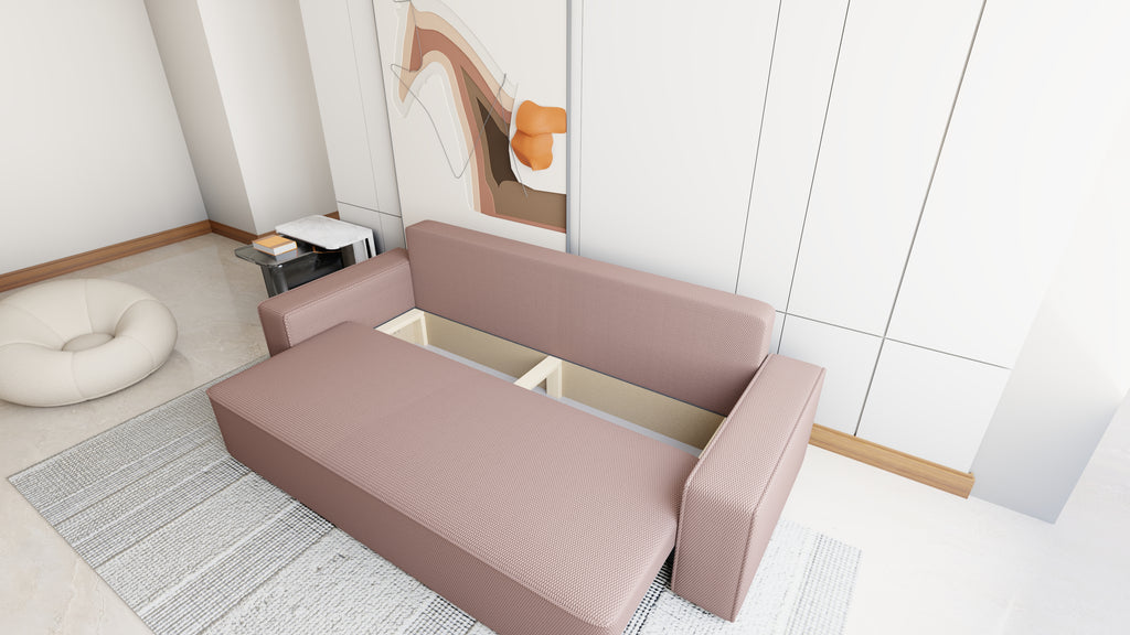 Sofa mit Schlaffunktion Veno Cord Onega