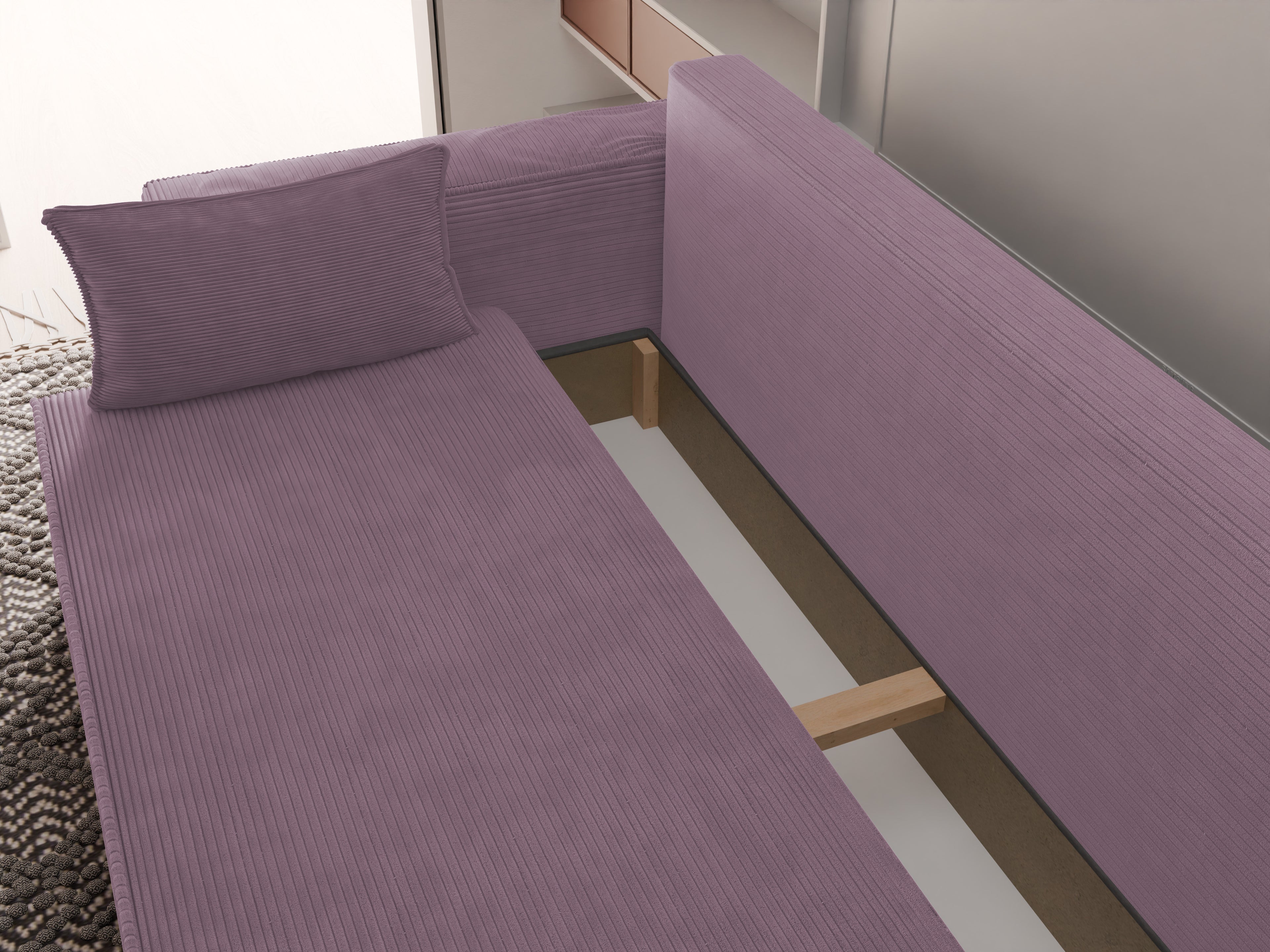 Sofa mit Schlaffunktion Veno Cord Poso