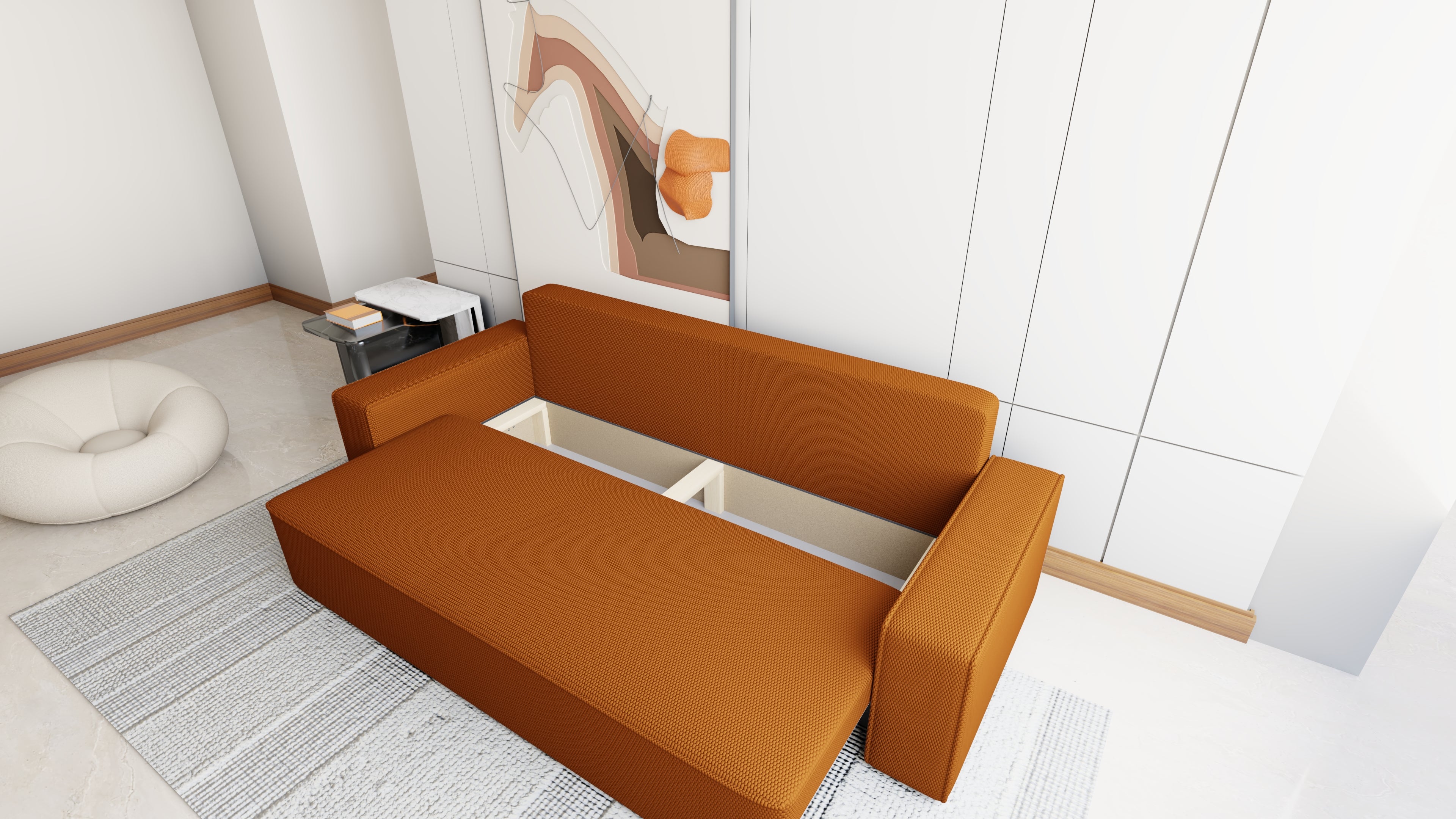 Sofa mit Schlaffunktion Veno Cord Onega