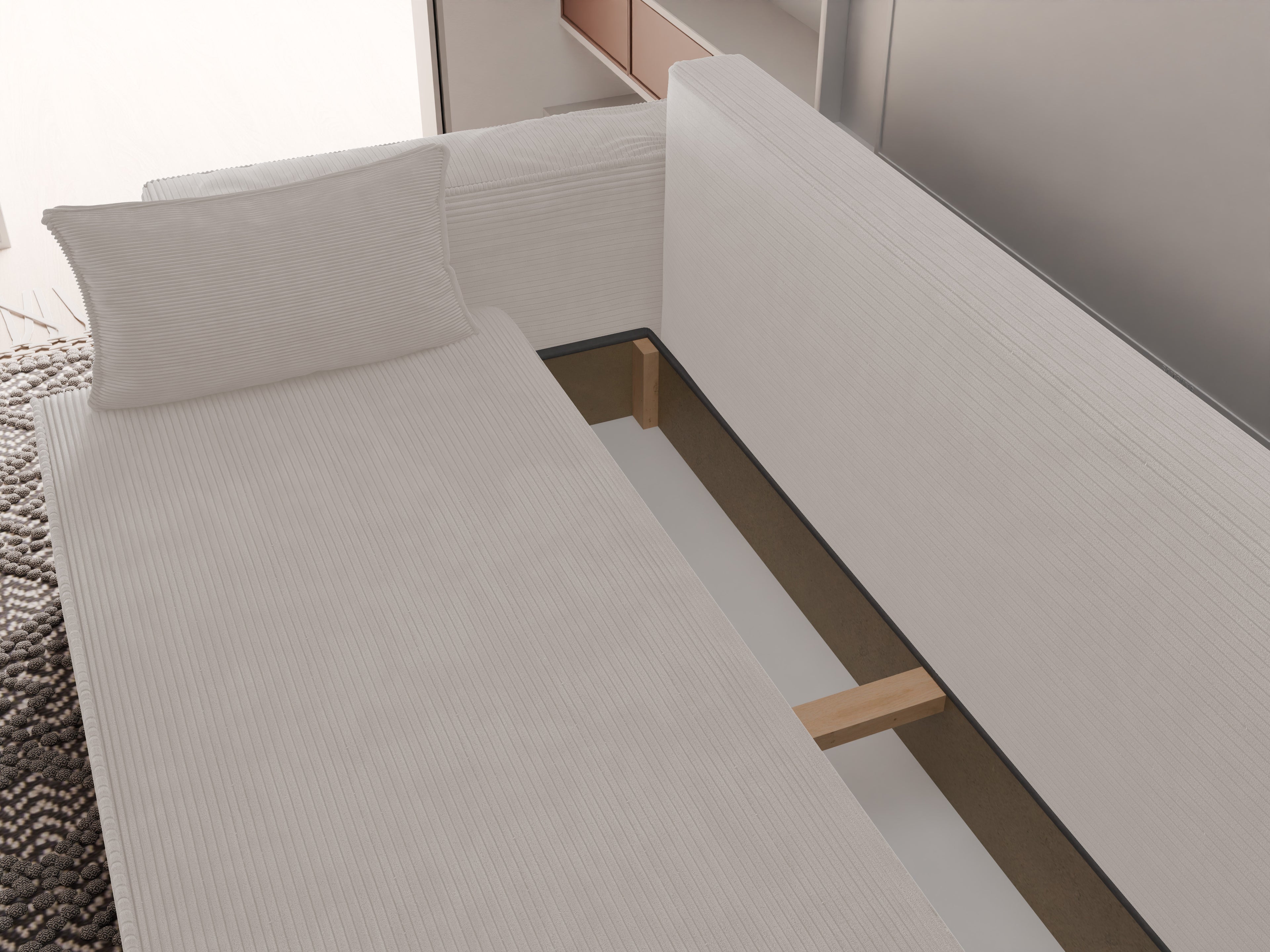 Sofa mit Schlaffunktion Veno Cord Poso