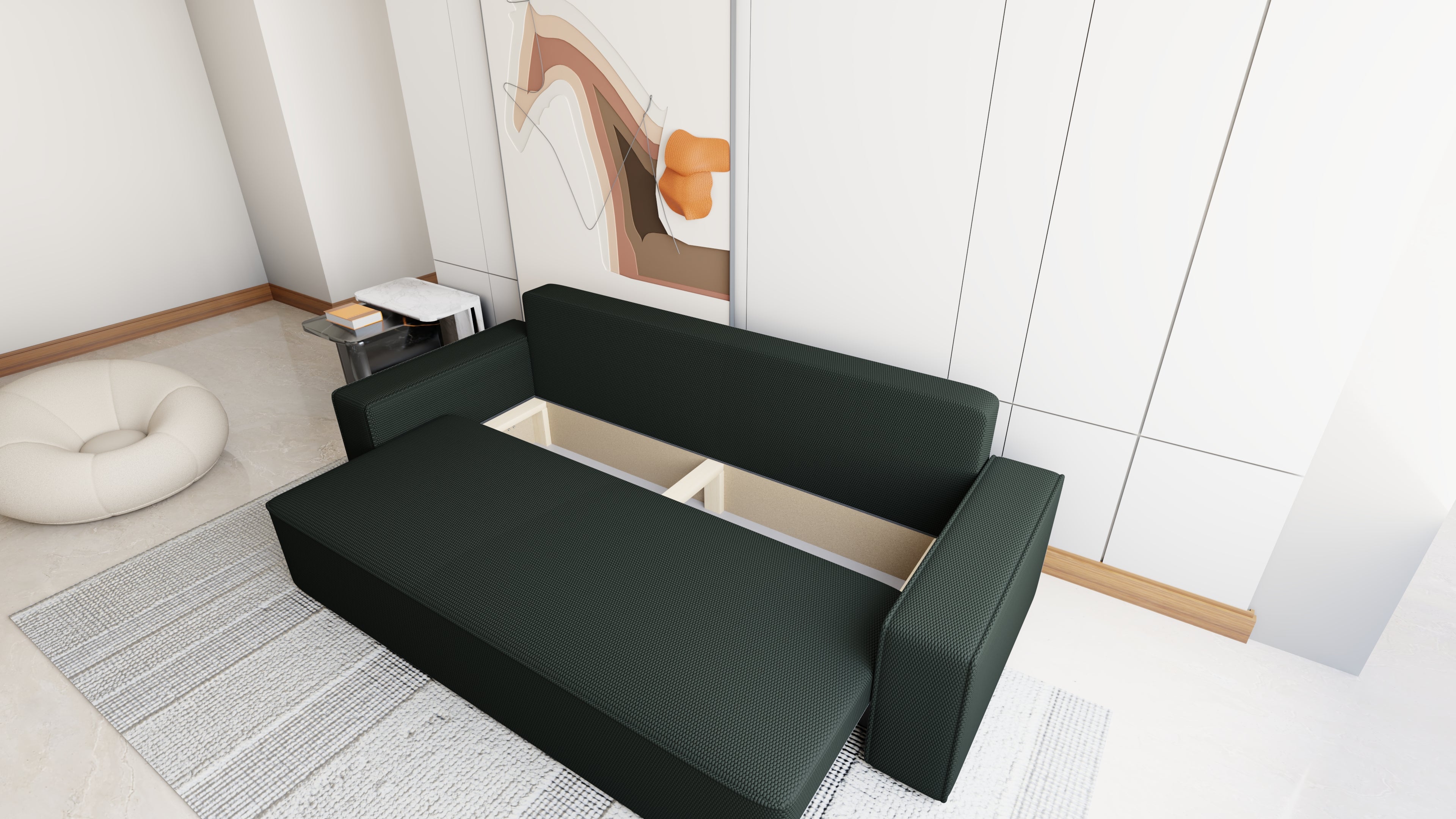 Sofa mit Schlaffunktion Veno Cord Onega