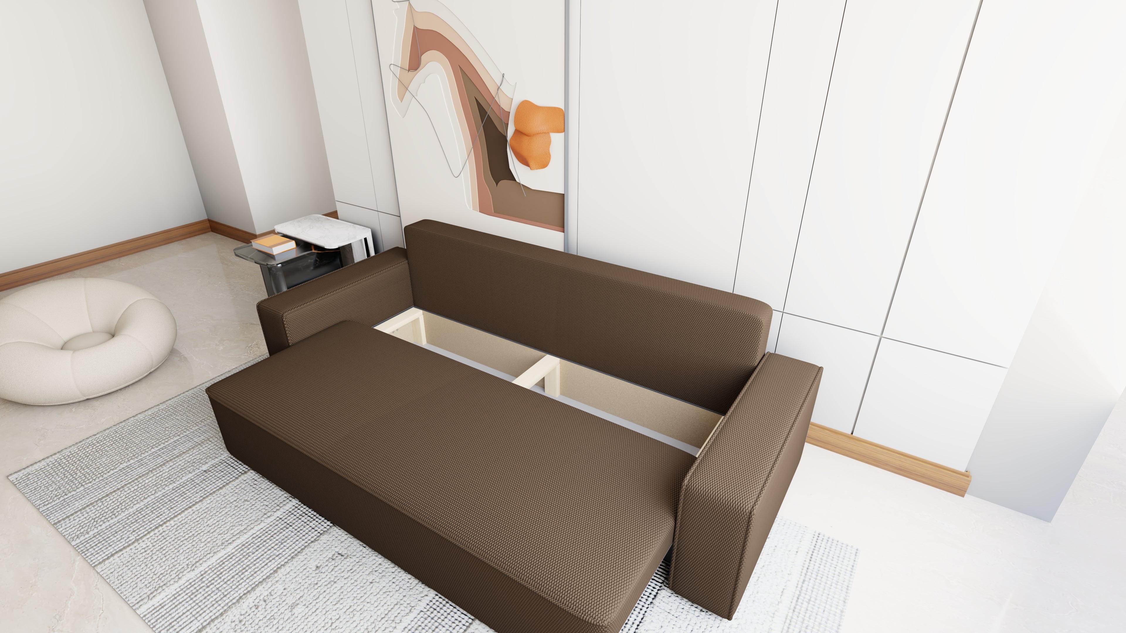 Sofa mit Schlaffunktion Veno Cord Onega