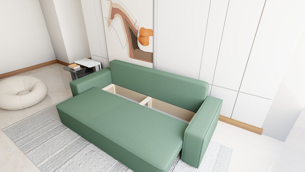 Sofa mit Schlaffunktion Veno Cord Onega