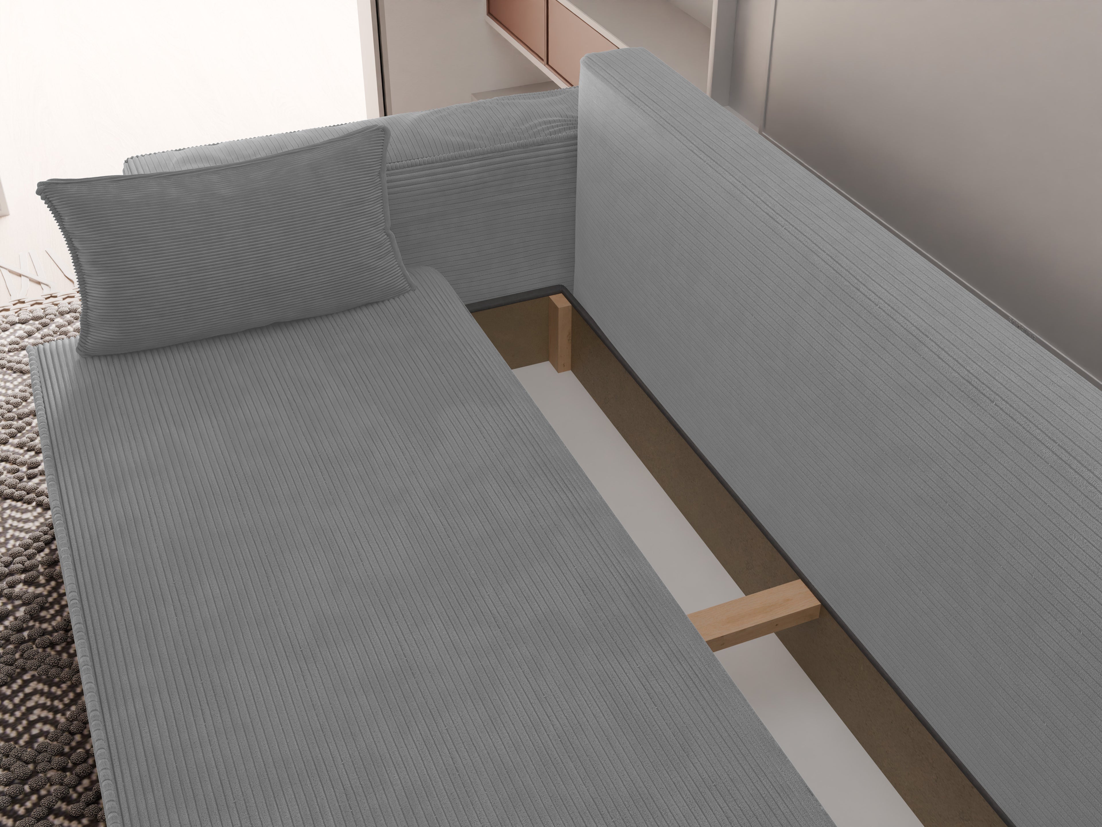 Sofa mit Schlaffunktion Veno Cord Poso