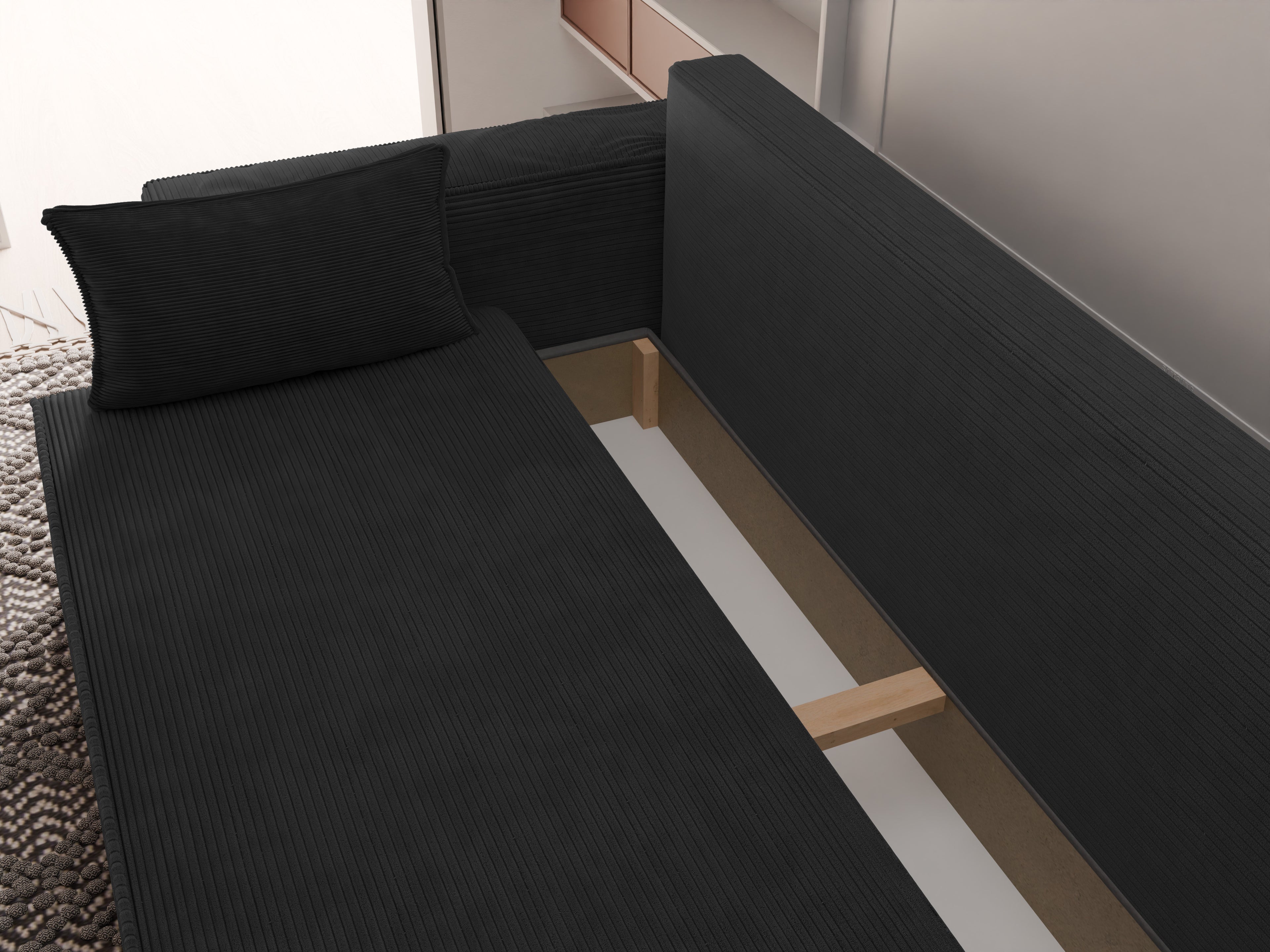 Sofa mit Schlaffunktion Veno Cord Poso