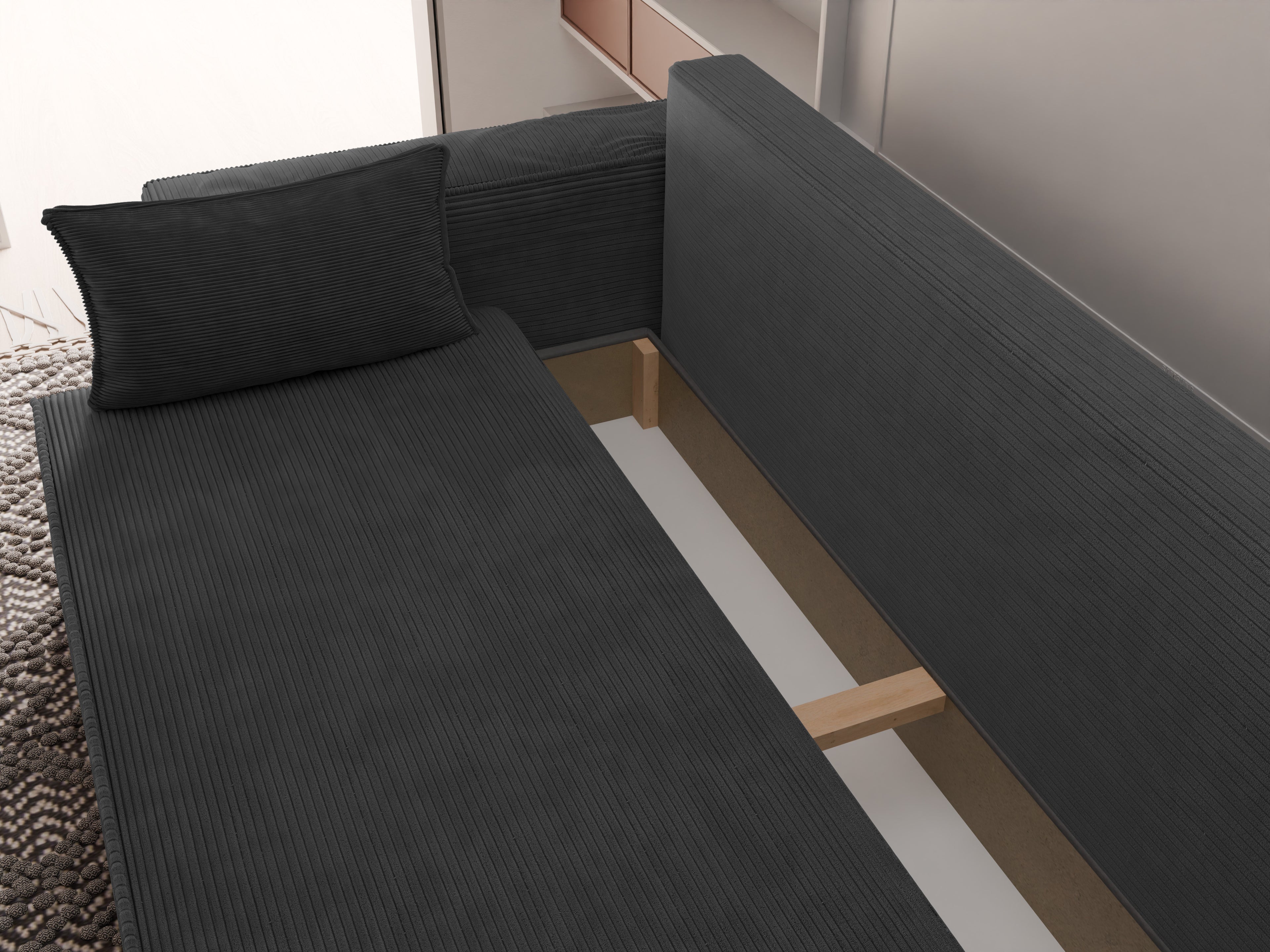 Sofa mit Schlaffunktion Veno Cord Poso