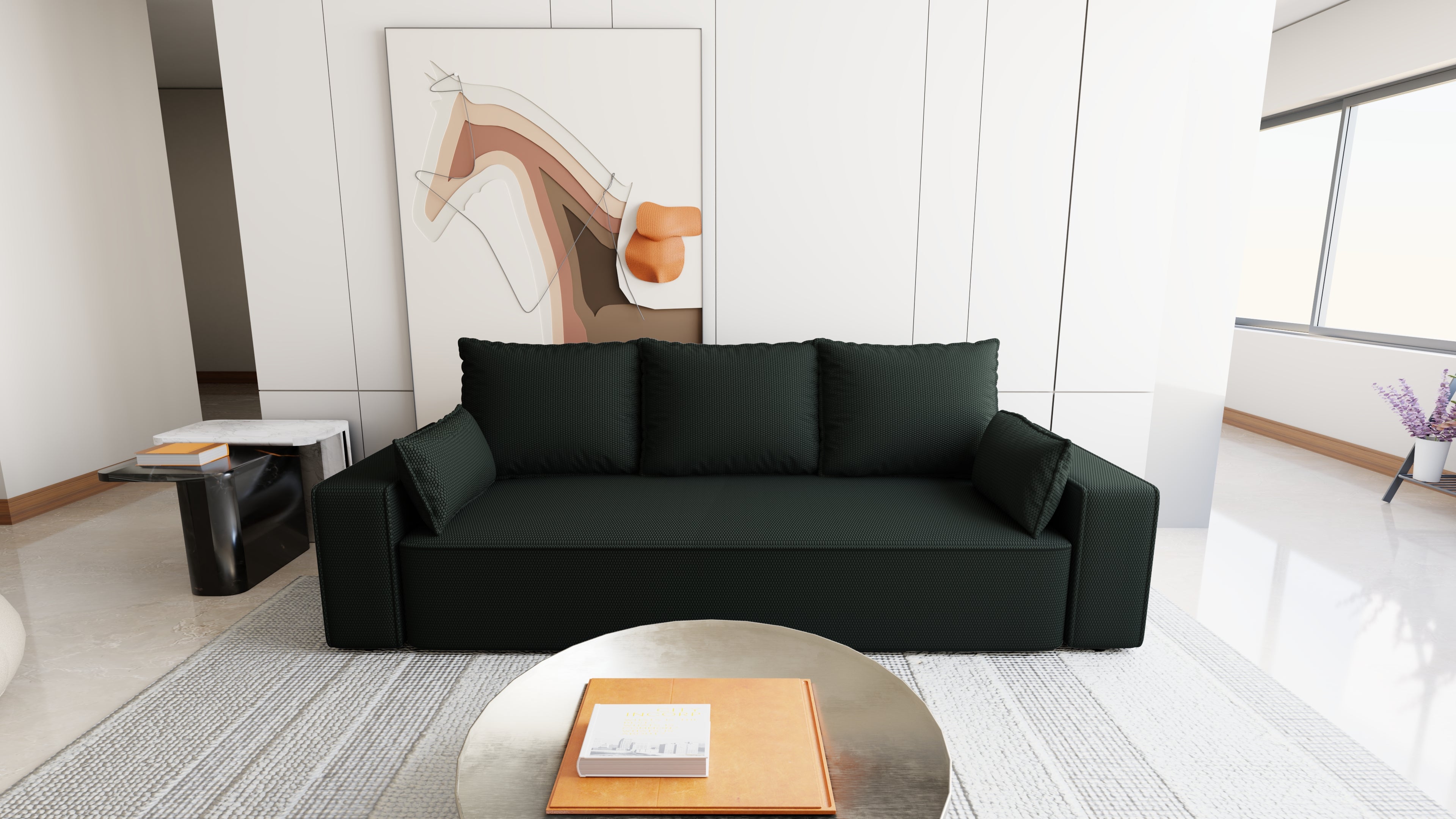 Sofa mit Schlaffunktion Veno Cord Onega