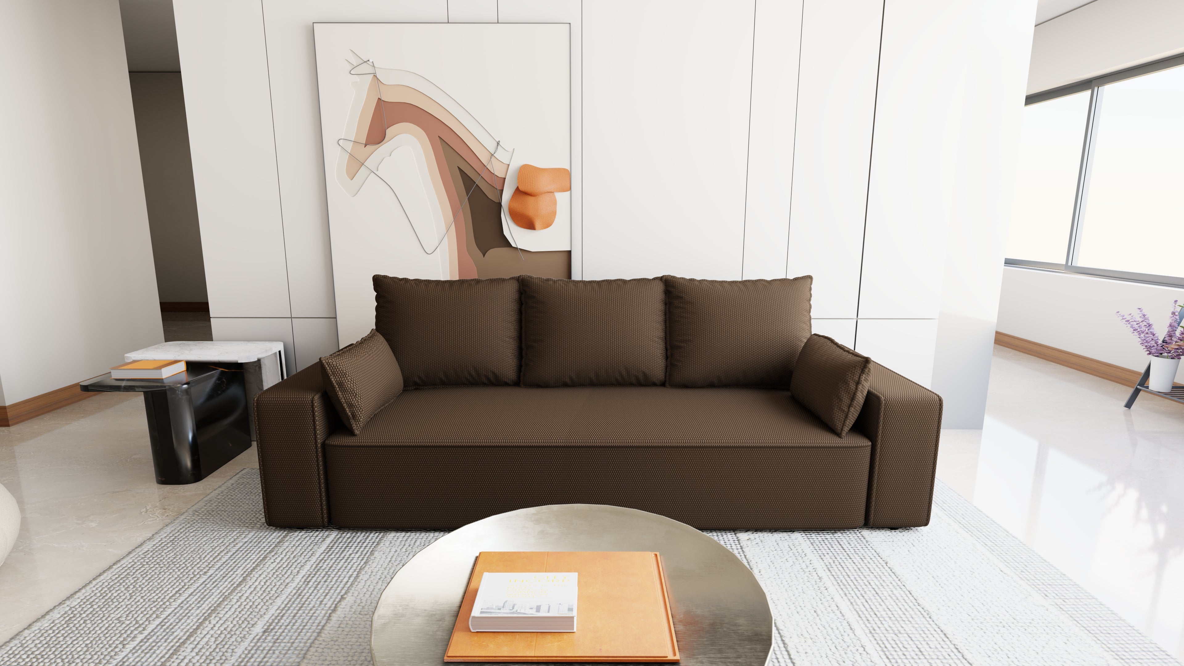 Sofa mit Schlaffunktion Veno Cord Onega