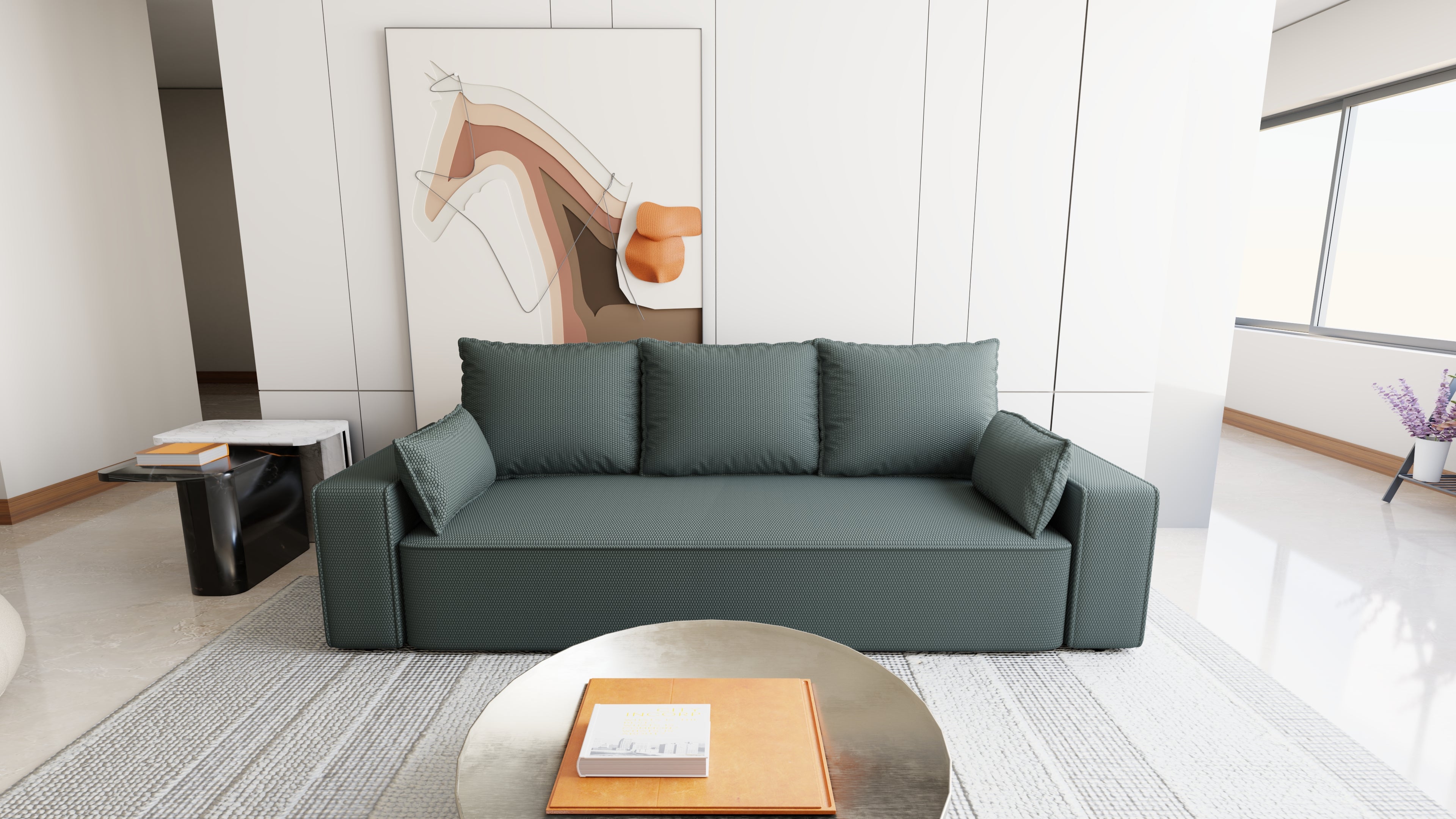 Sofa mit Schlaffunktion Veno Cord Onega