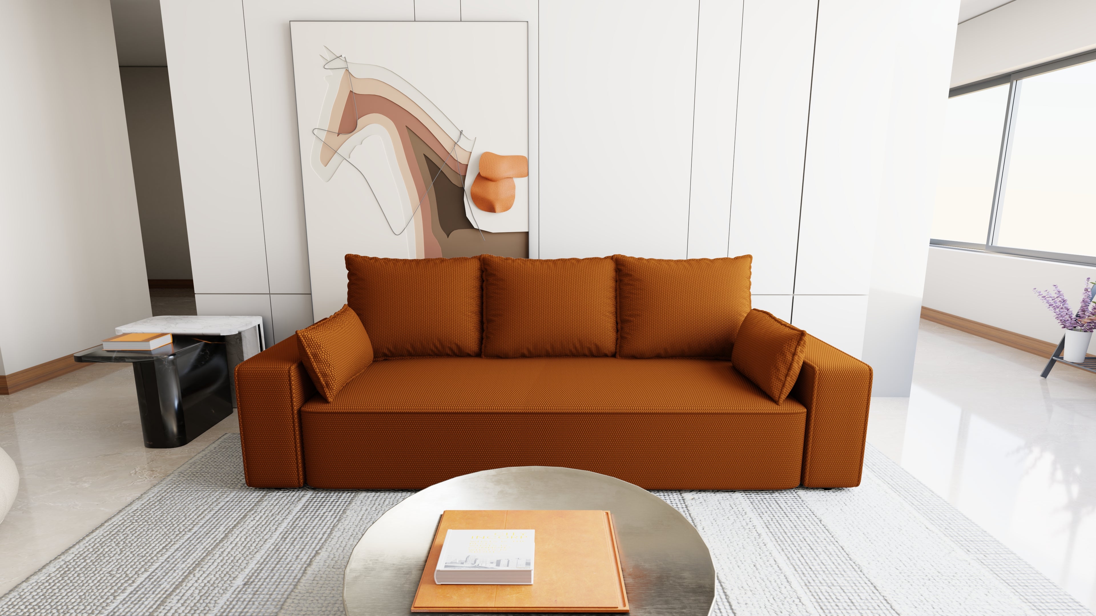 Sofa mit Schlaffunktion Veno Cord Onega