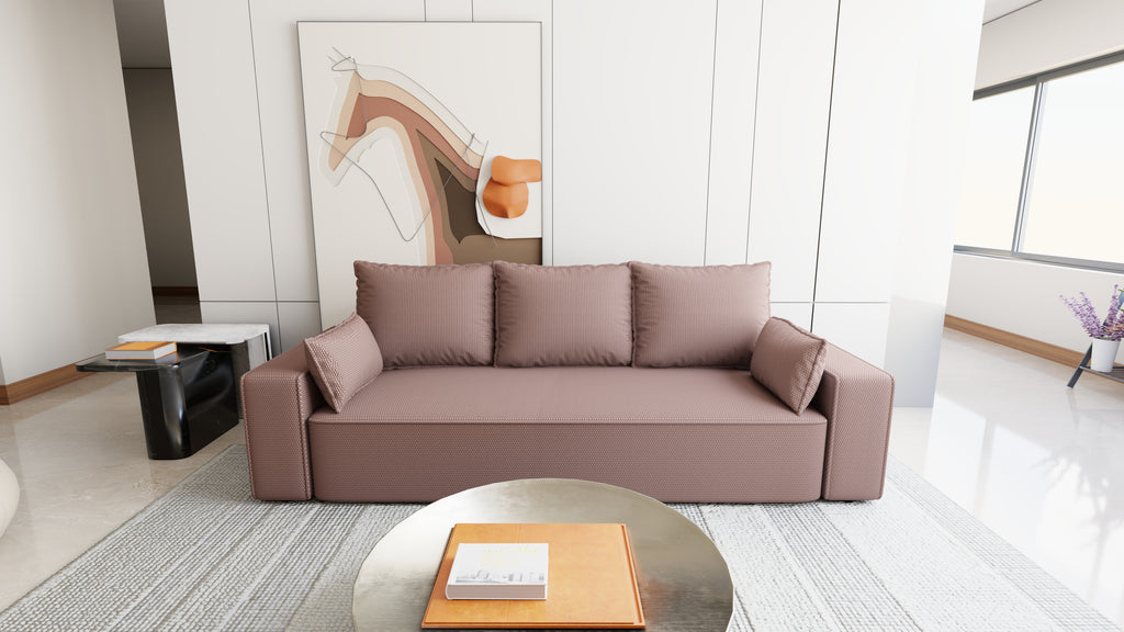 Sofa mit Schlaffunktion Veno Cord Onega