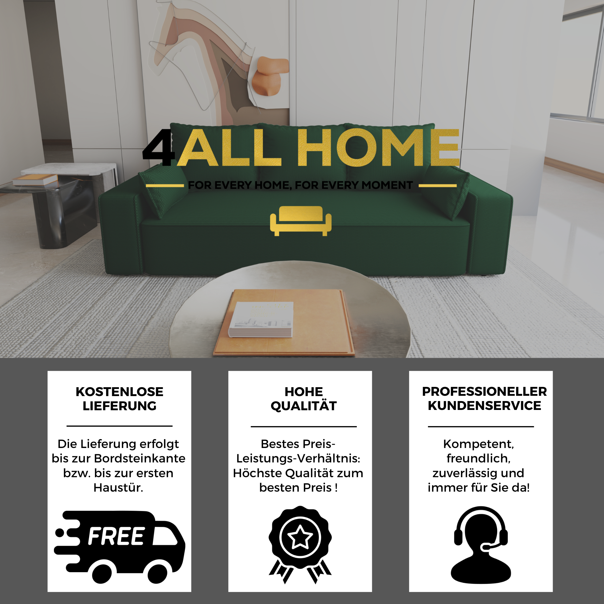 Sofa mit Schlaffunktion Veno Cord Onega