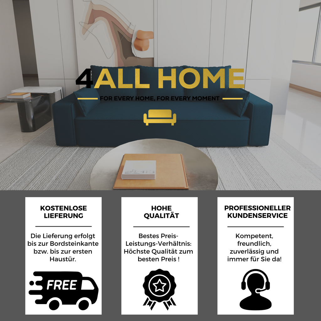 Sofa mit Schlaffunktion Veno Cord Onega