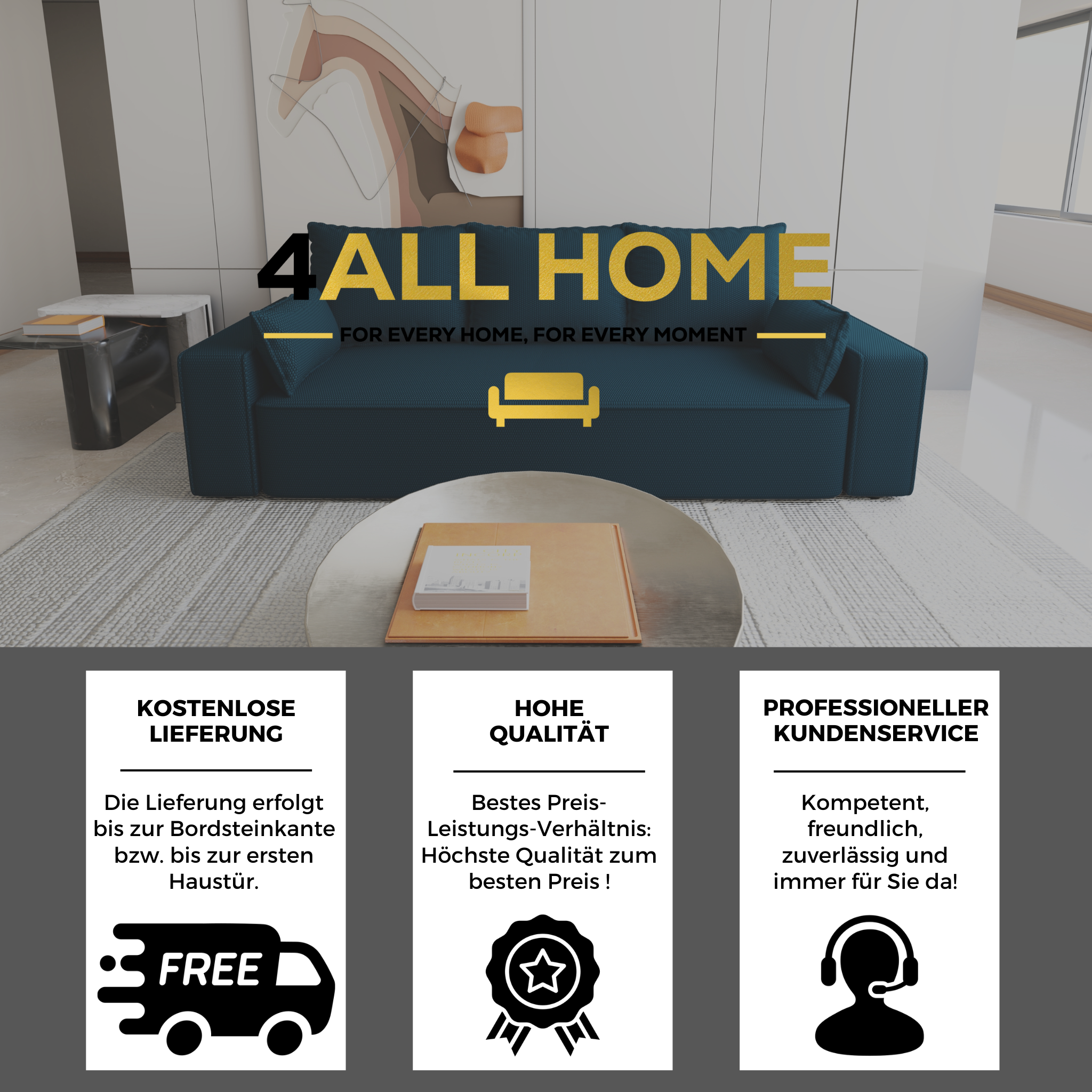 Sofa mit Schlaffunktion Veno Cord Onega