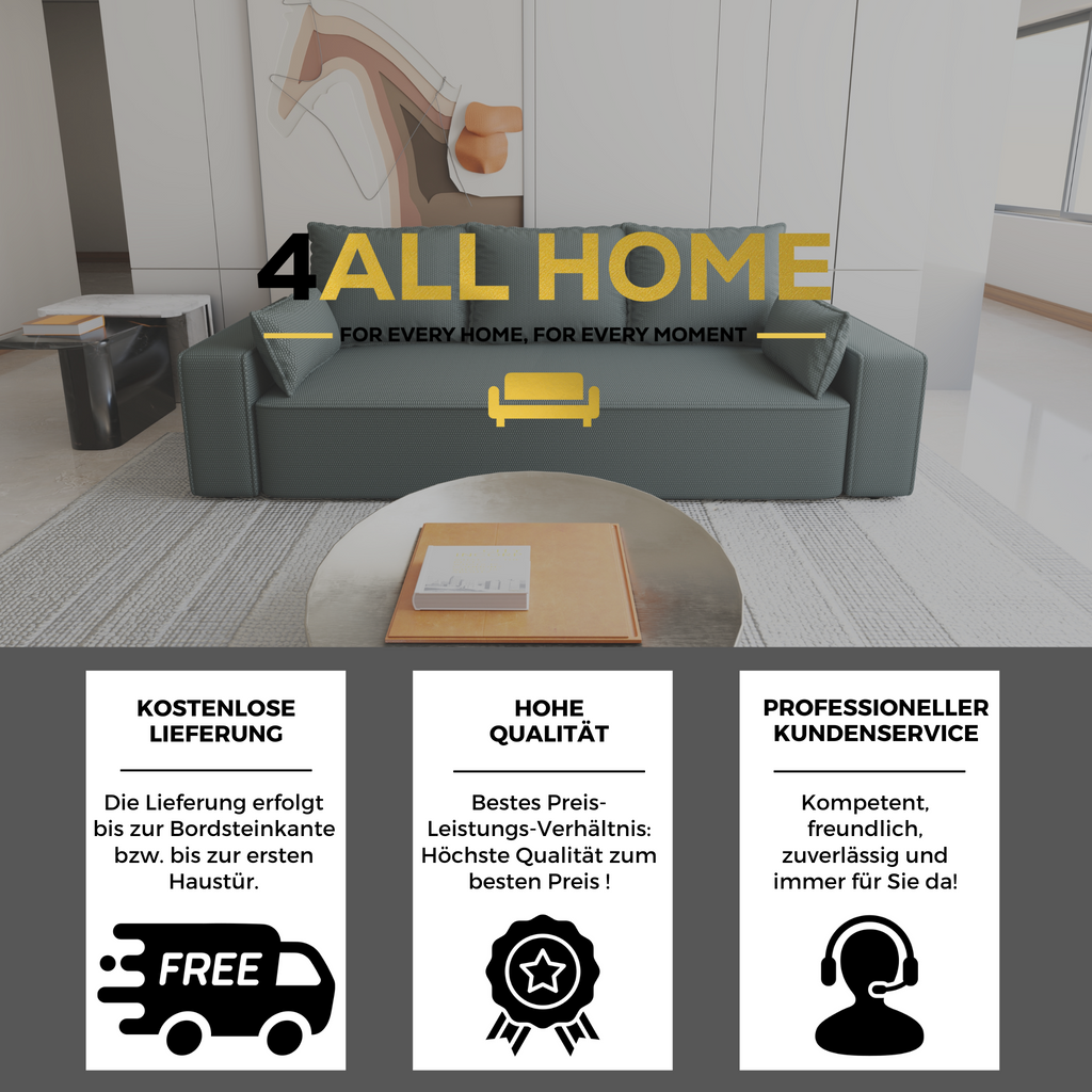 Sofa mit Schlaffunktion Veno Cord Onega