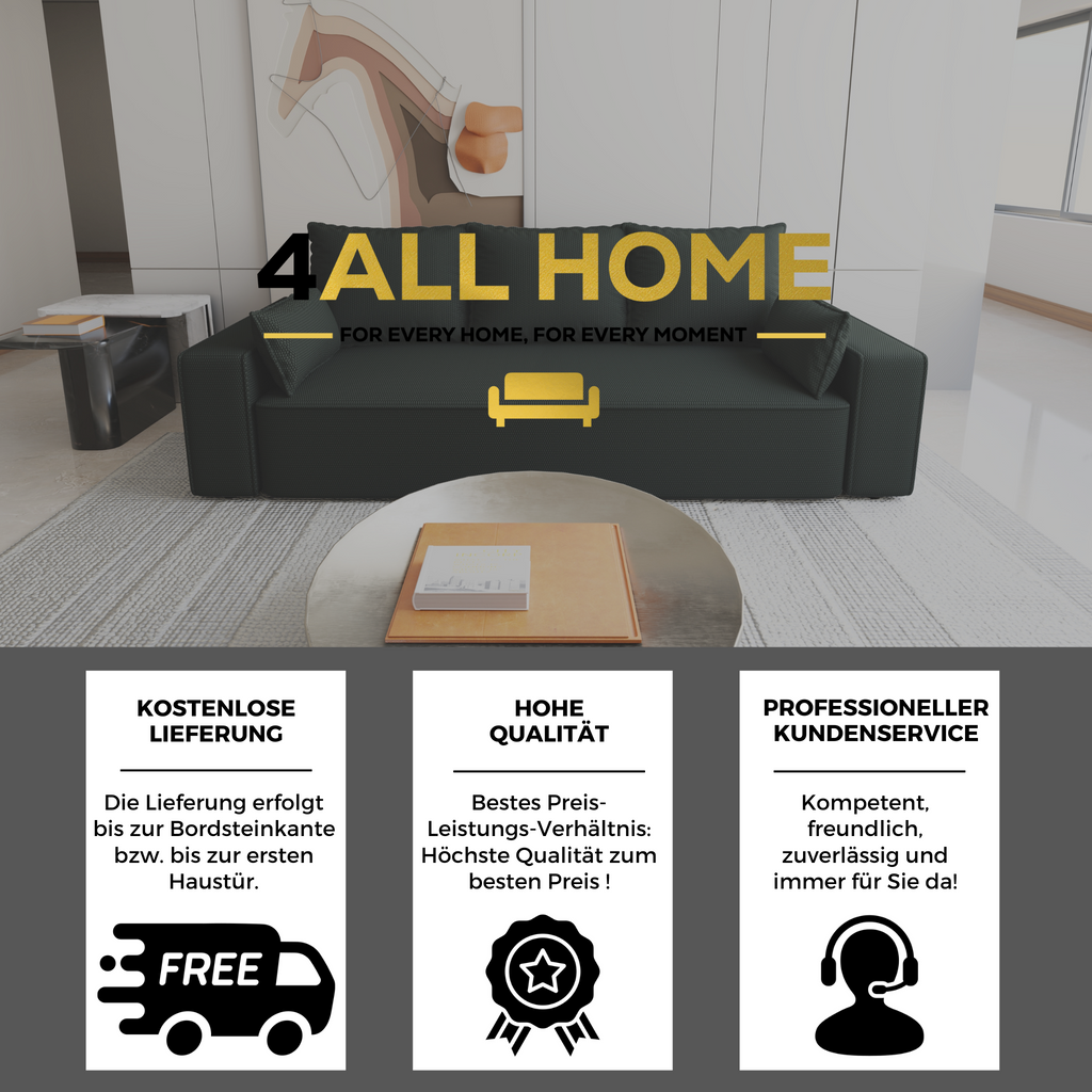 Sofa mit Schlaffunktion Veno Cord Onega