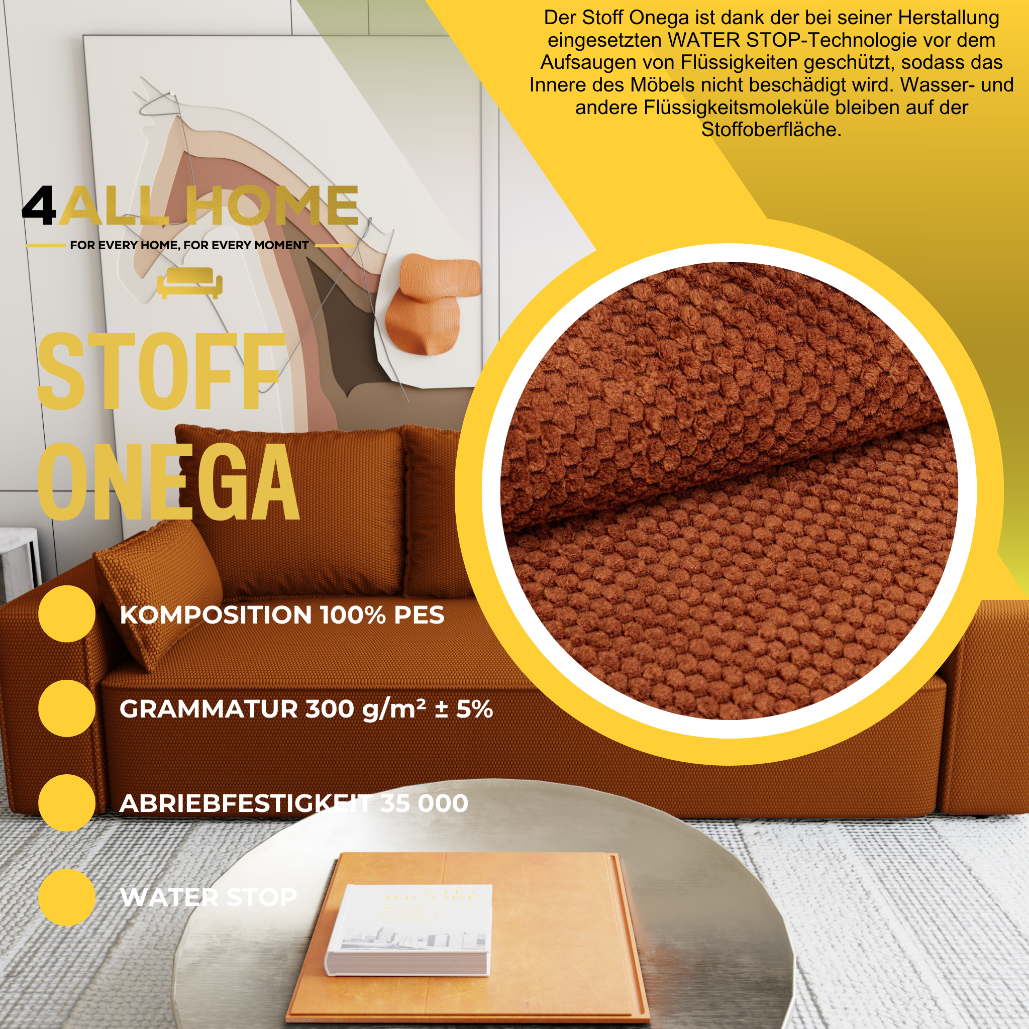 Sofa mit Schlaffunktion Veno Cord Onega