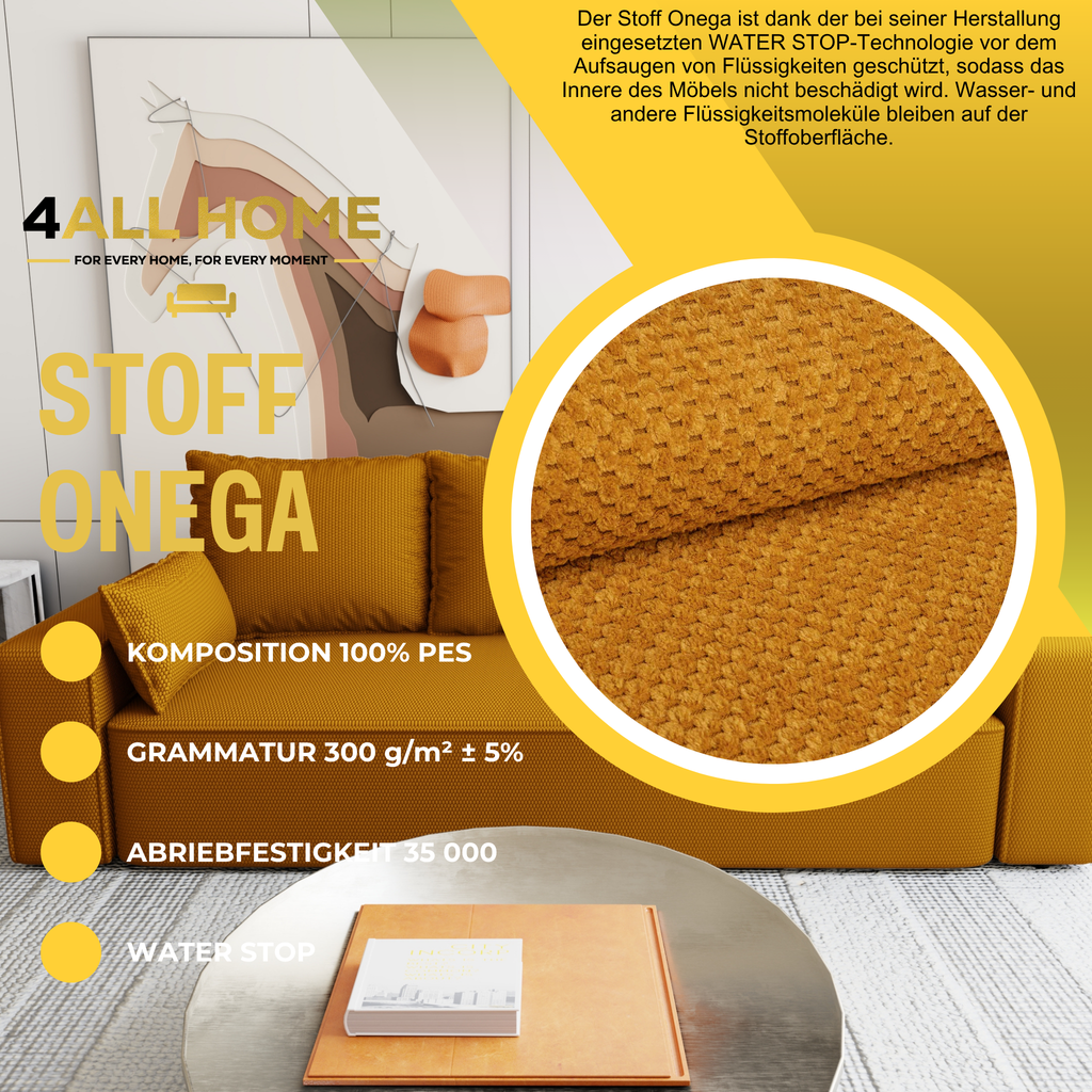 Sofa mit Schlaffunktion Veno Cord Onega