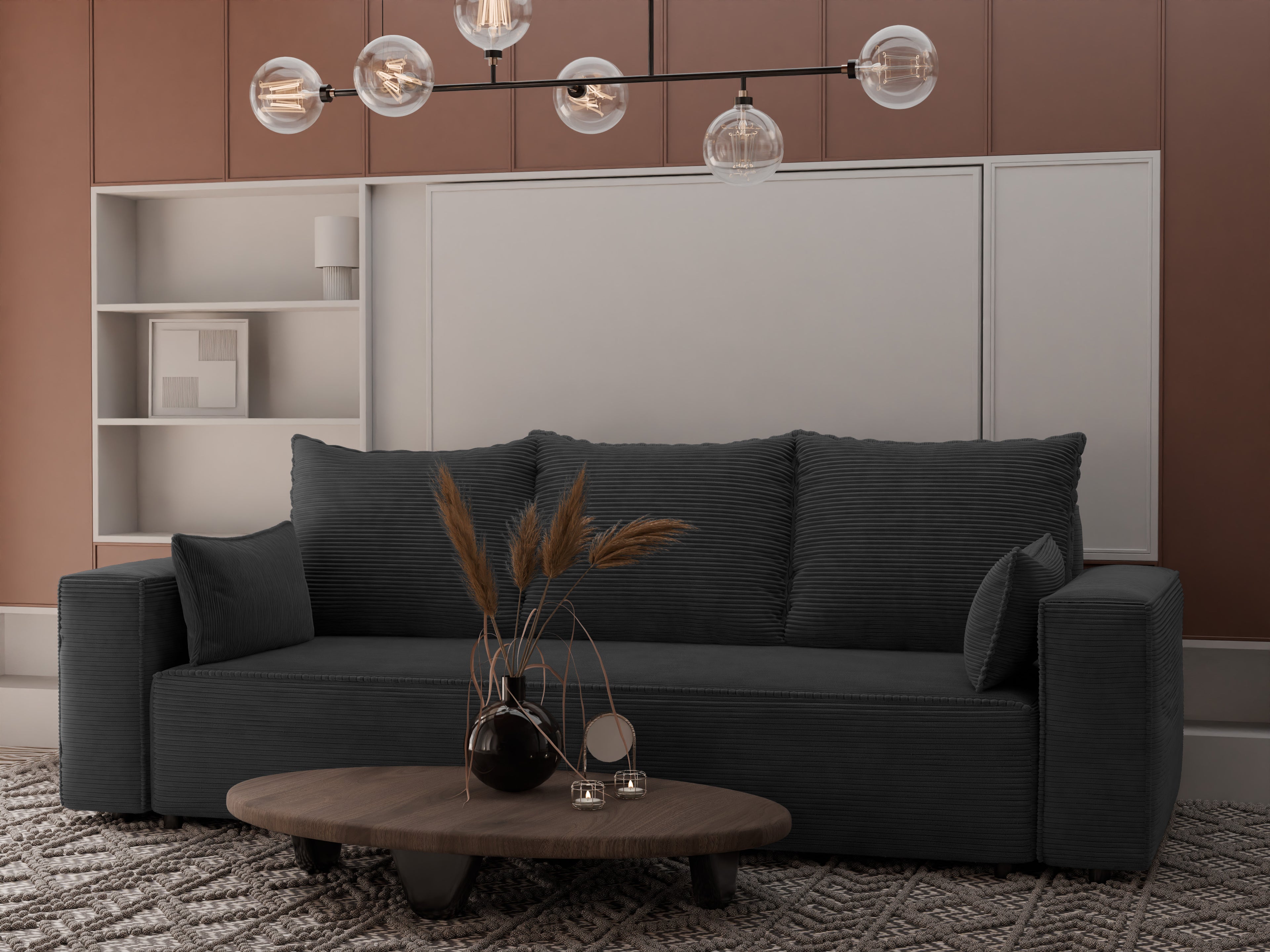 Sofa mit Schlaffunktion Veno Cord Poso