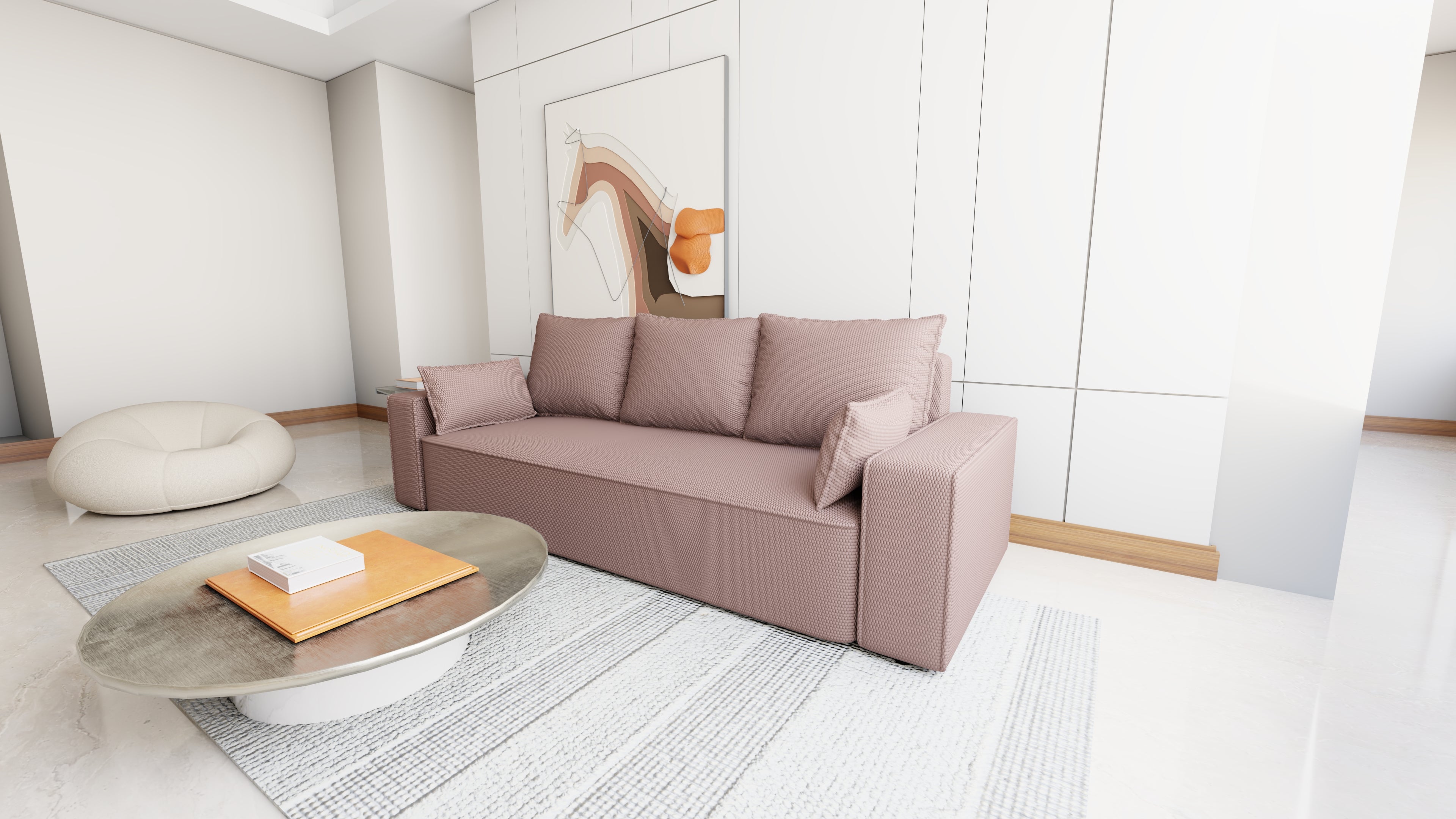 Sofa mit Schlaffunktion Veno Cord Onega