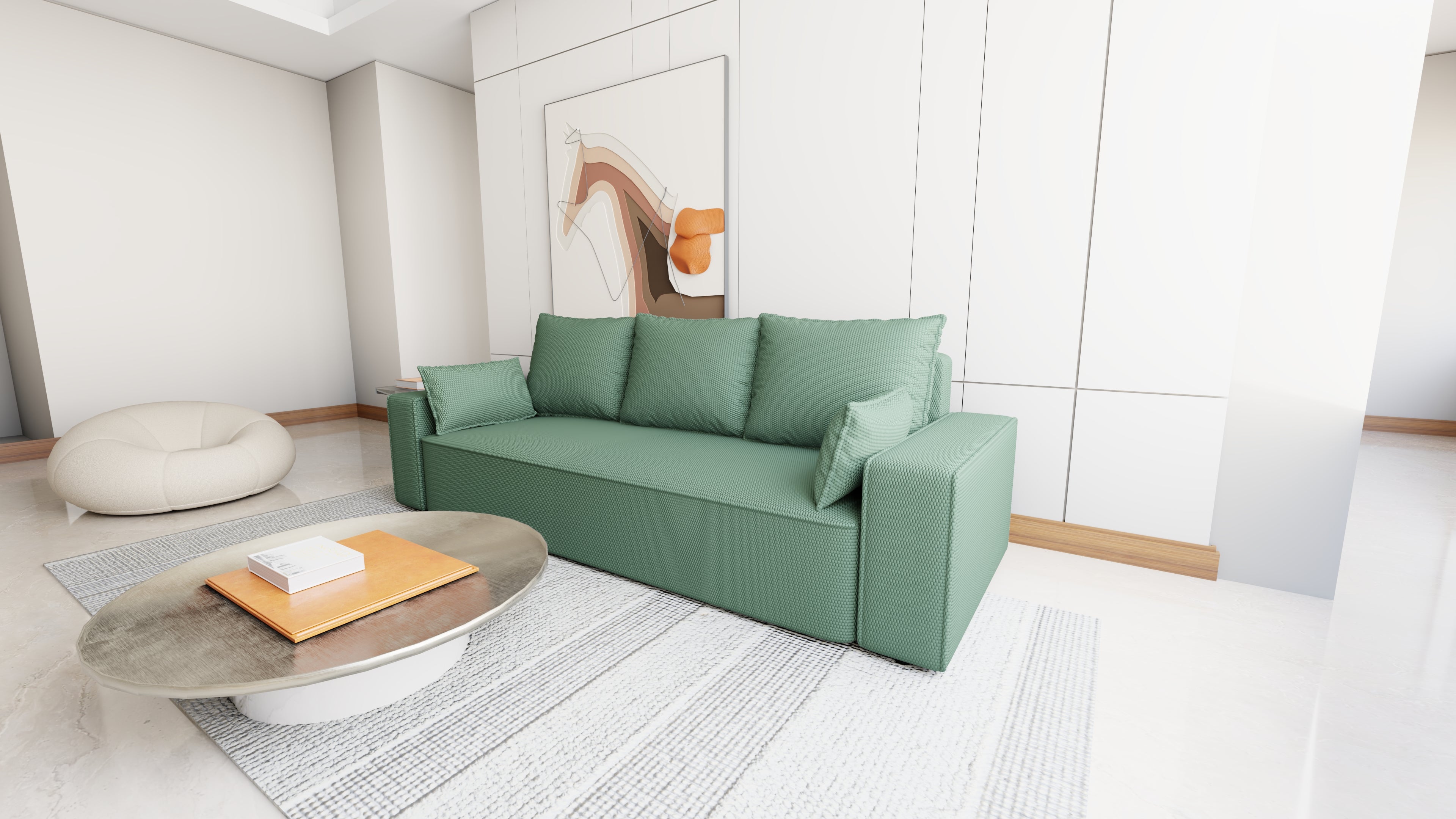 Sofa mit Schlaffunktion Veno Cord Onega