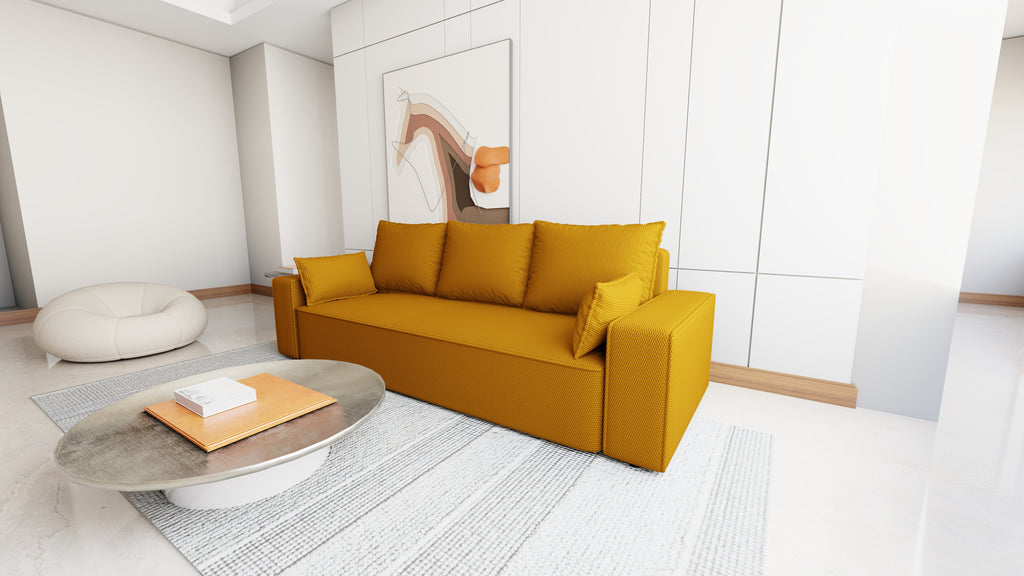 Sofa mit Schlaffunktion Veno Cord Onega