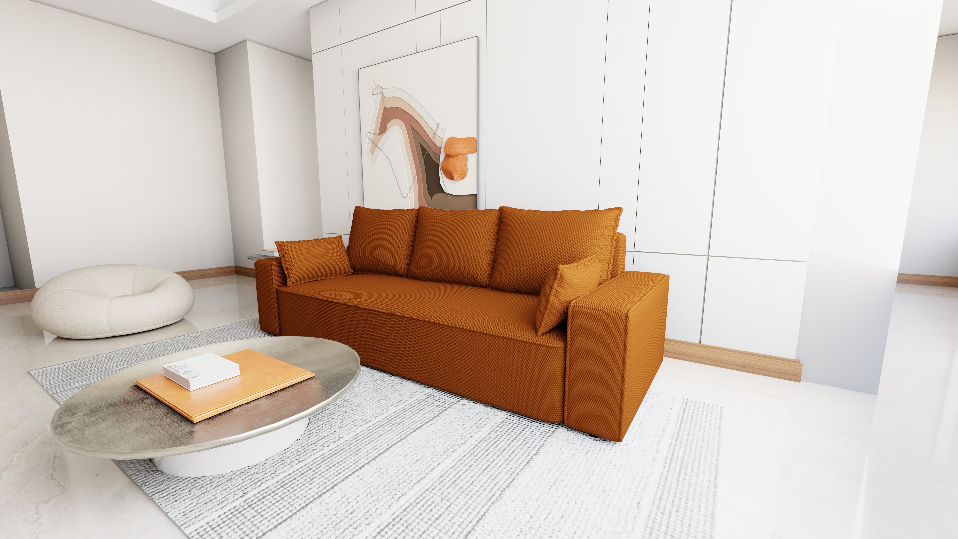 Sofa mit Schlaffunktion Veno Cord Onega